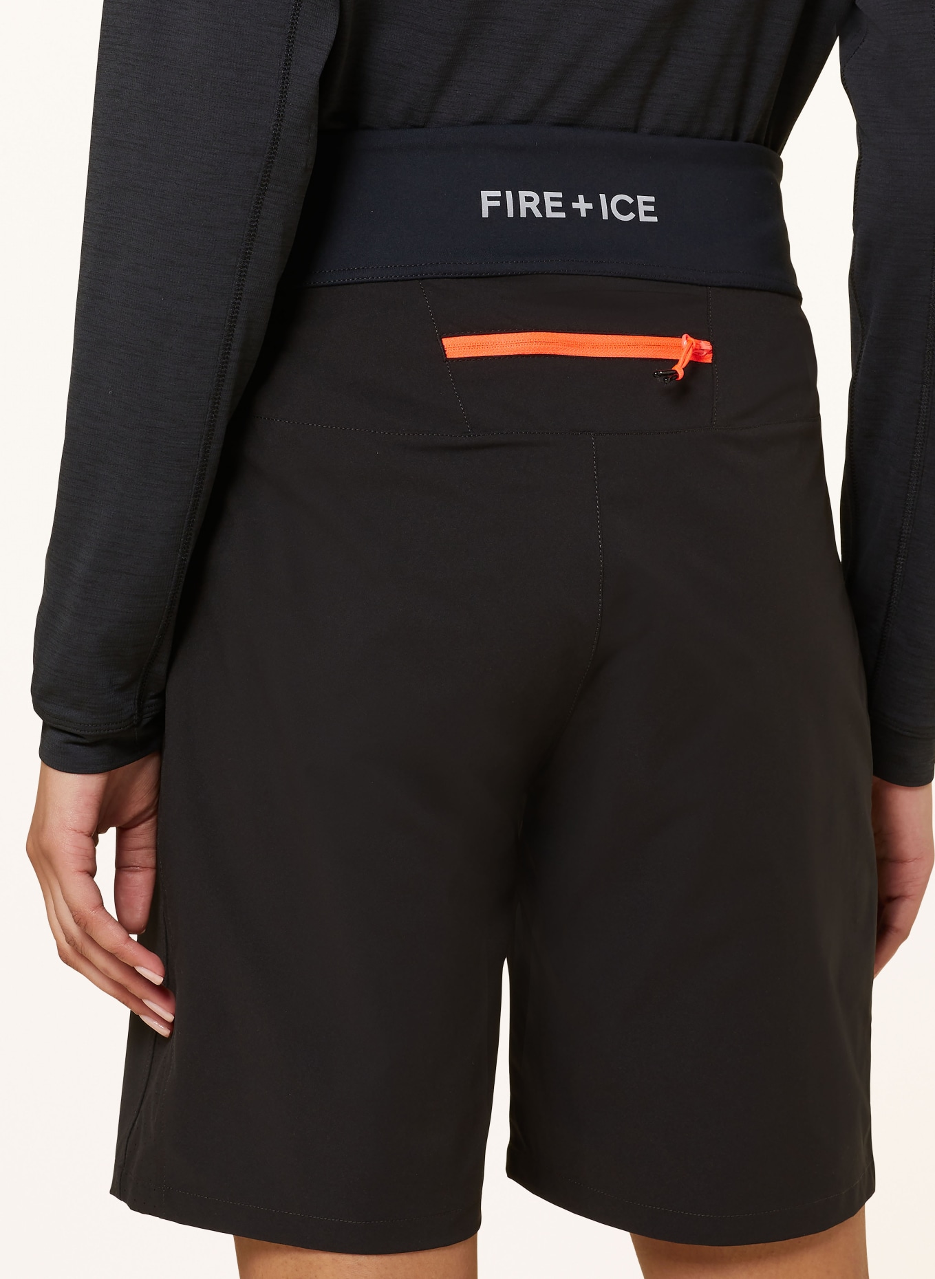 FIRE+ICE Training shorts PYA, Color: BLACK (Image 6)