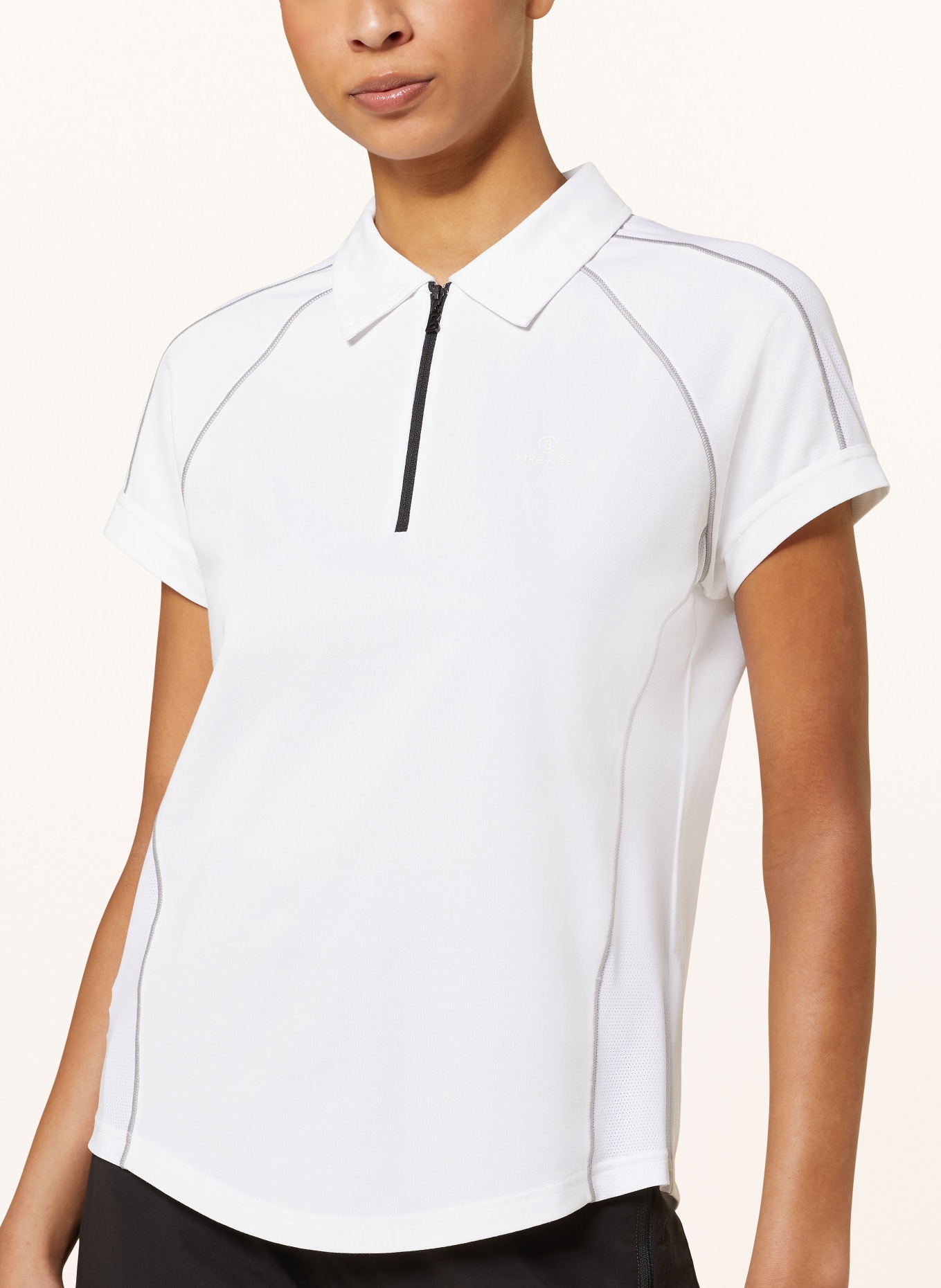 FIRE+ICE Performance polo shirt GAIL, Color: WHITE (Image 4)
