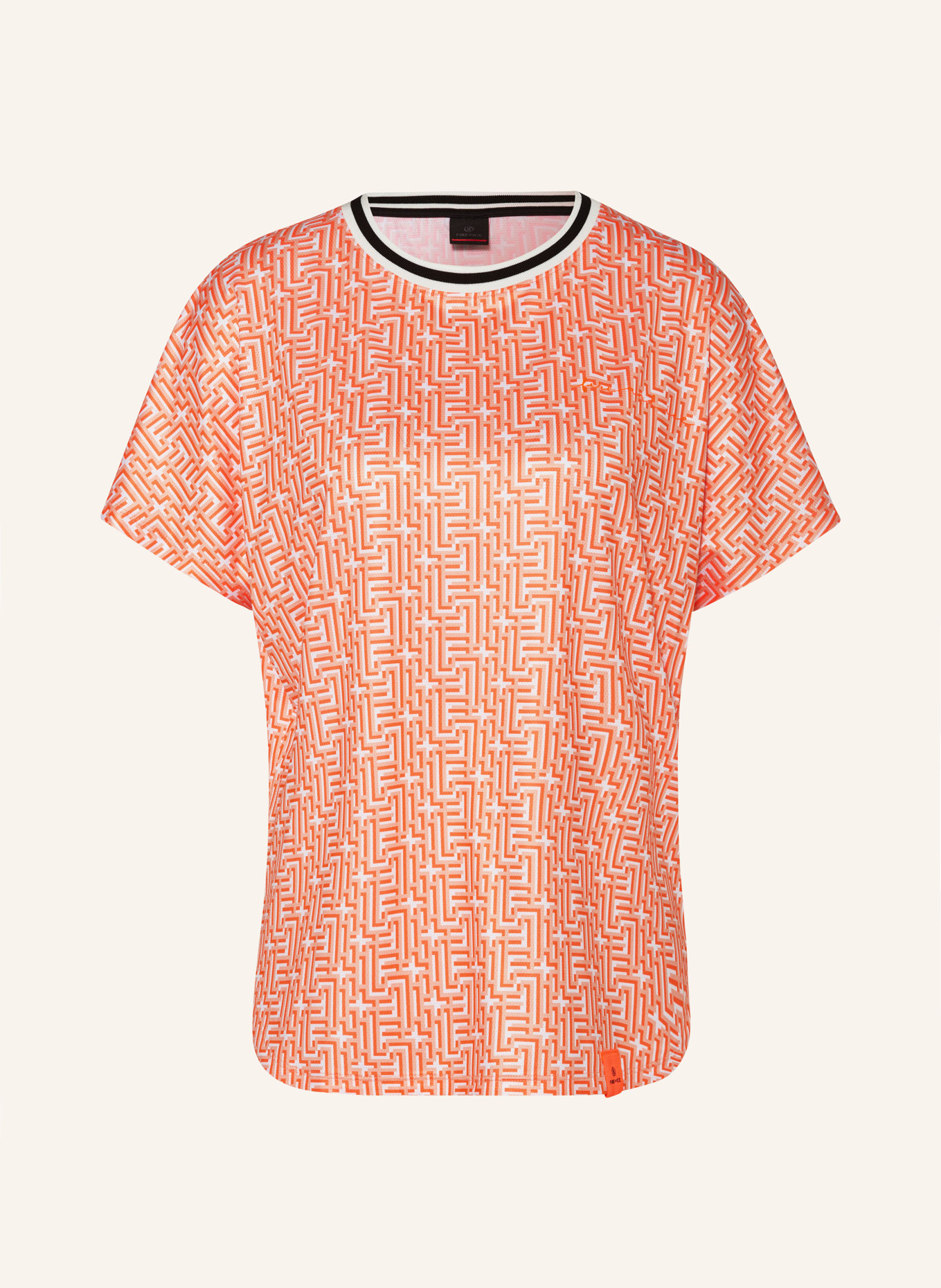 FIRE+ICE T-shirt DINA3, Color: ORANGE/ LIGHT ORANGE/ WHITE (Image 1)
