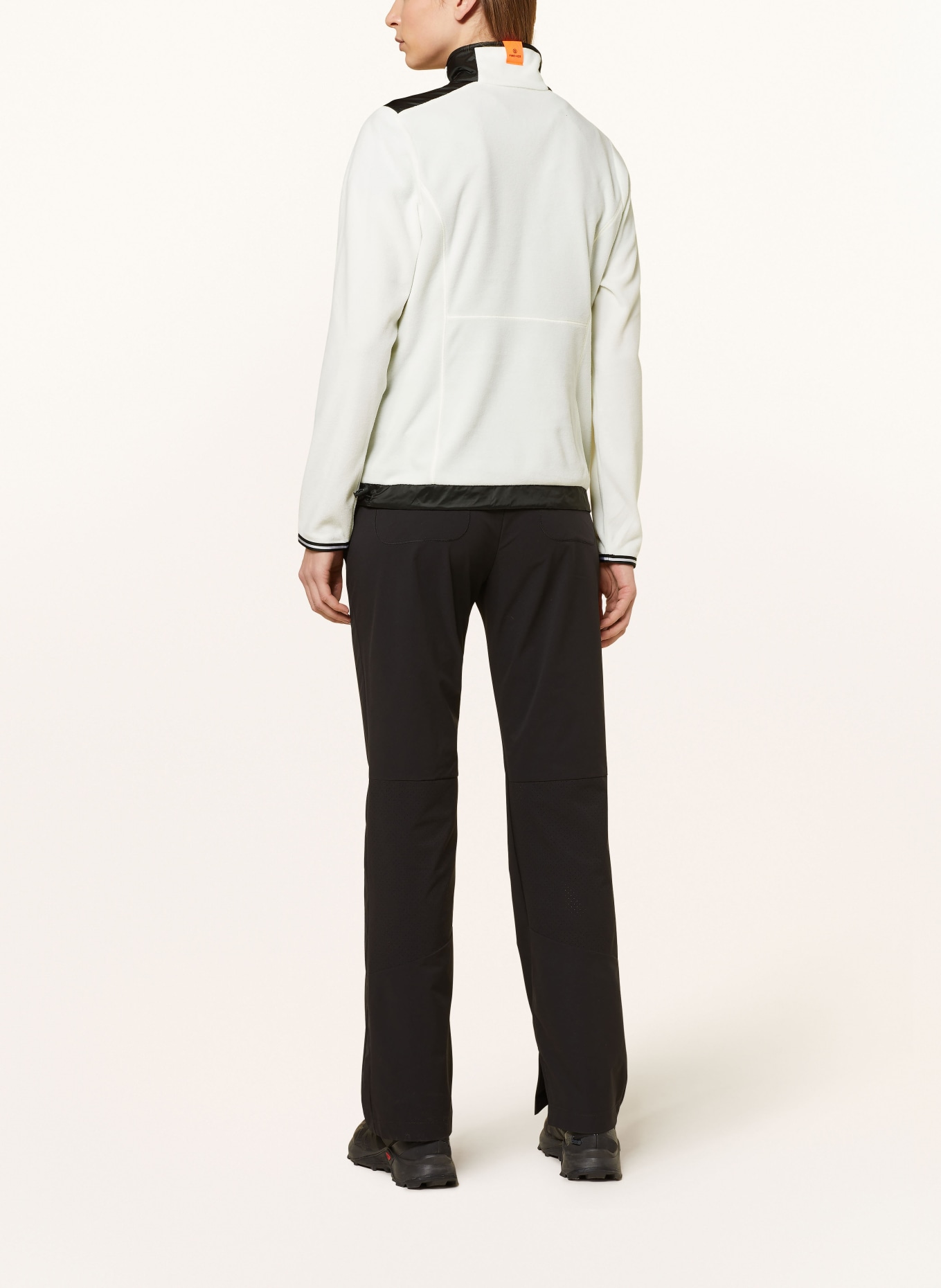 FIRE+ICE Fleece half-zip sweater CADDY, Color: WHITE/ BLACK (Image 3)