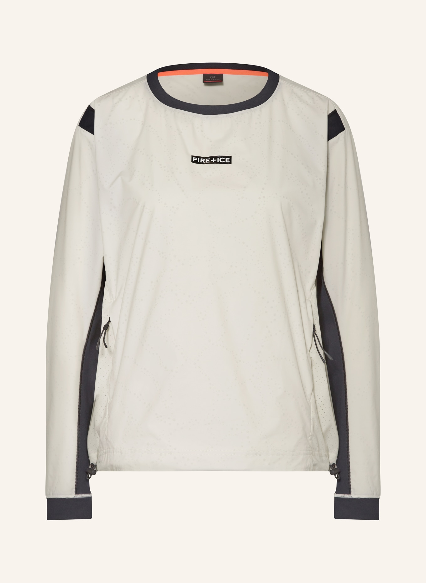 FIRE+ICE Long sleeve shirt CAJA, Color: CREAM/ BLACK (Image 1)