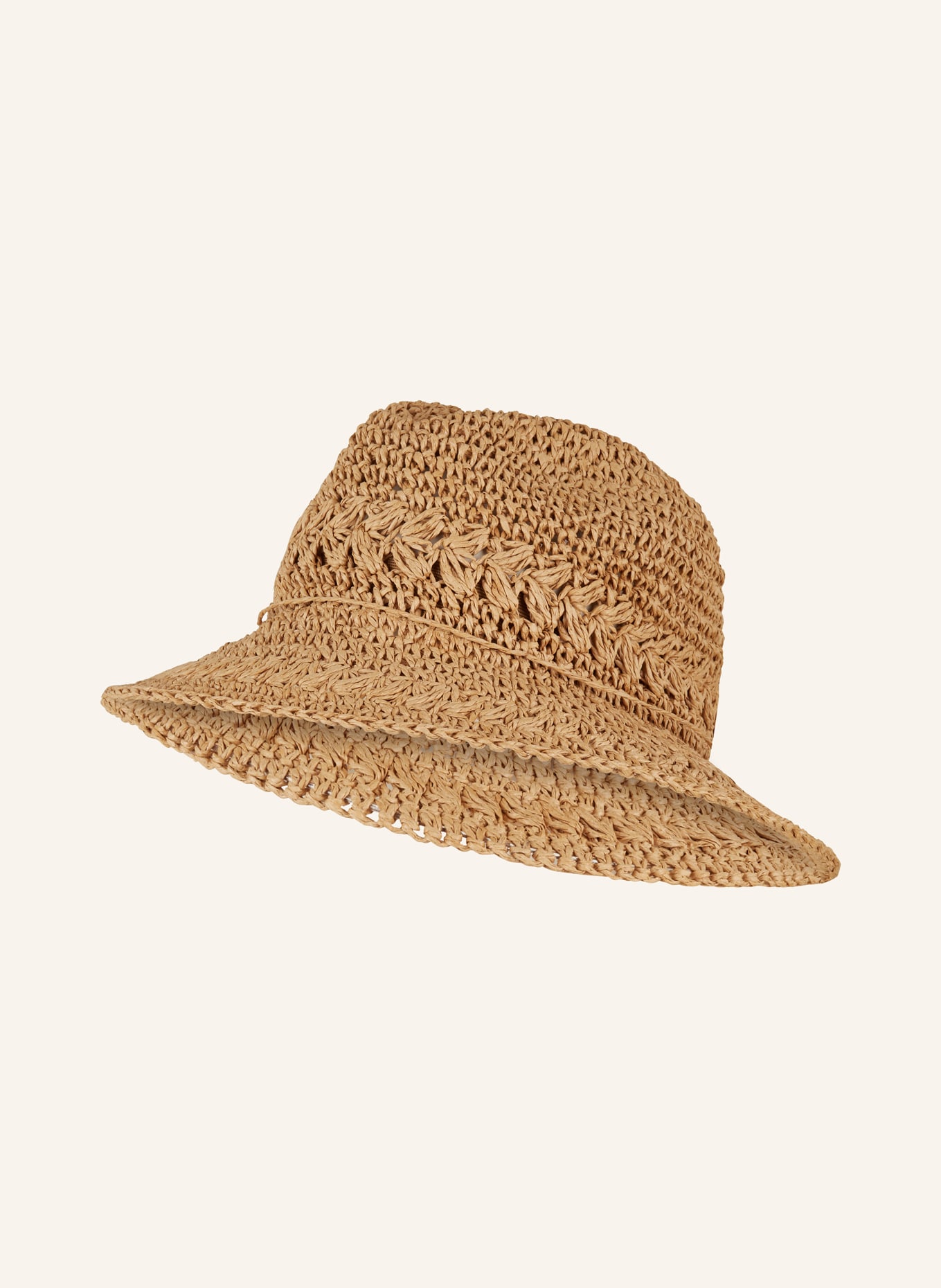 LOEVENICH Straw hat, Color: CAMEL (Image 1)