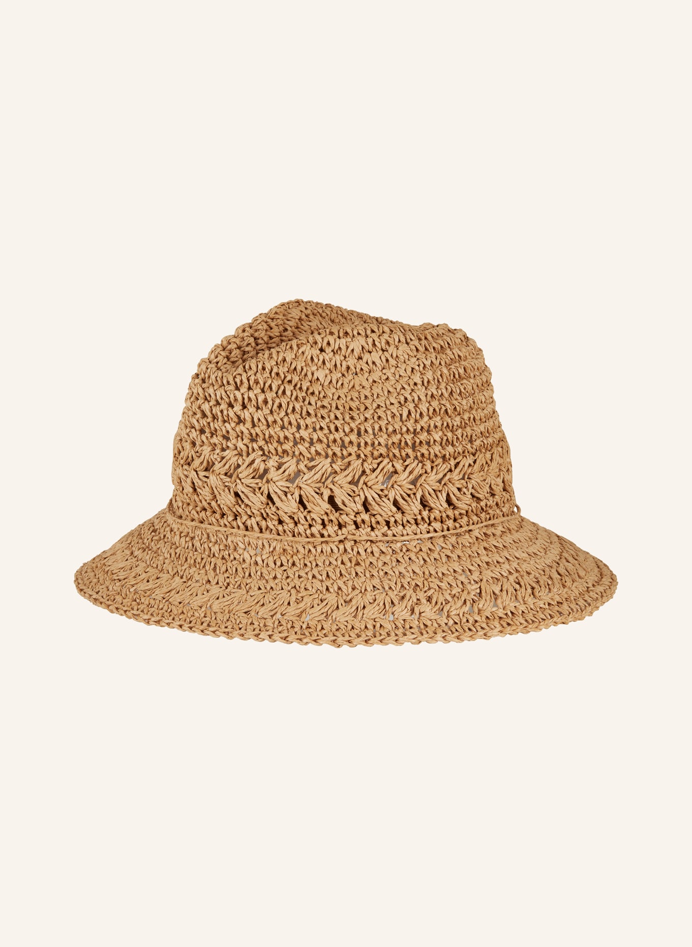 LOEVENICH Straw hat, Color: CAMEL (Image 2)