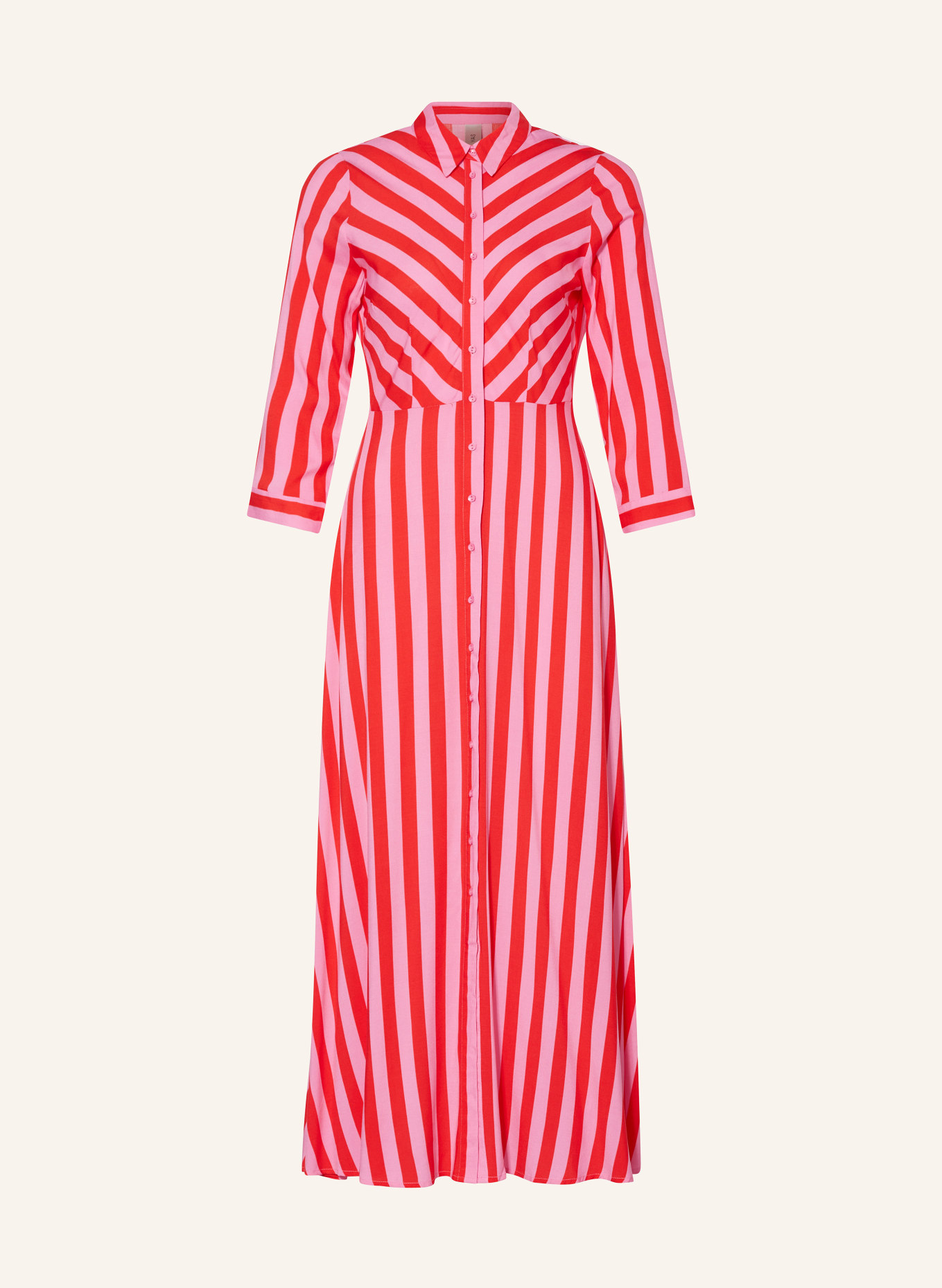 Y.A.S. Hemdblusenkleid: ROT / PINK