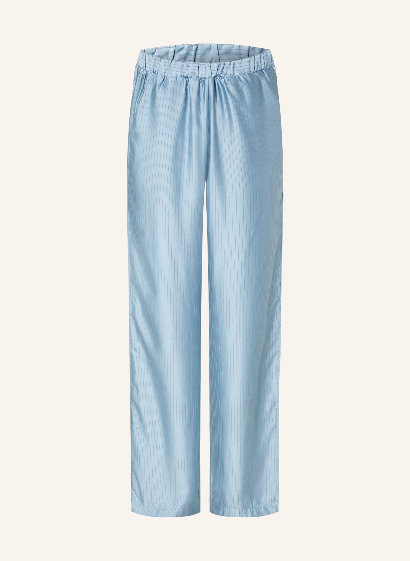 Y.A.S. Wide leg trousers, Color: LIGHT BLUE (Image 1)