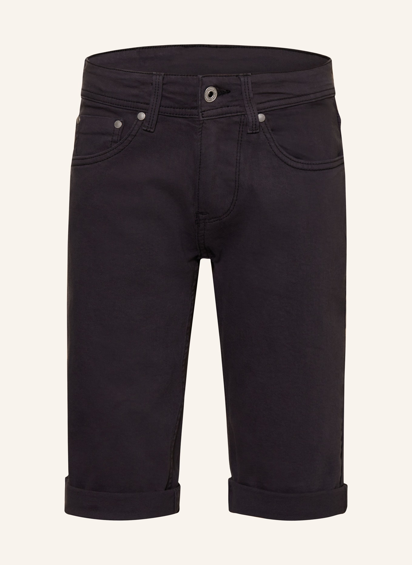 Pepe Jeans Szorty jeansowe slim fit, Kolor: CZIEMNOSZARY (Obrazek 1)