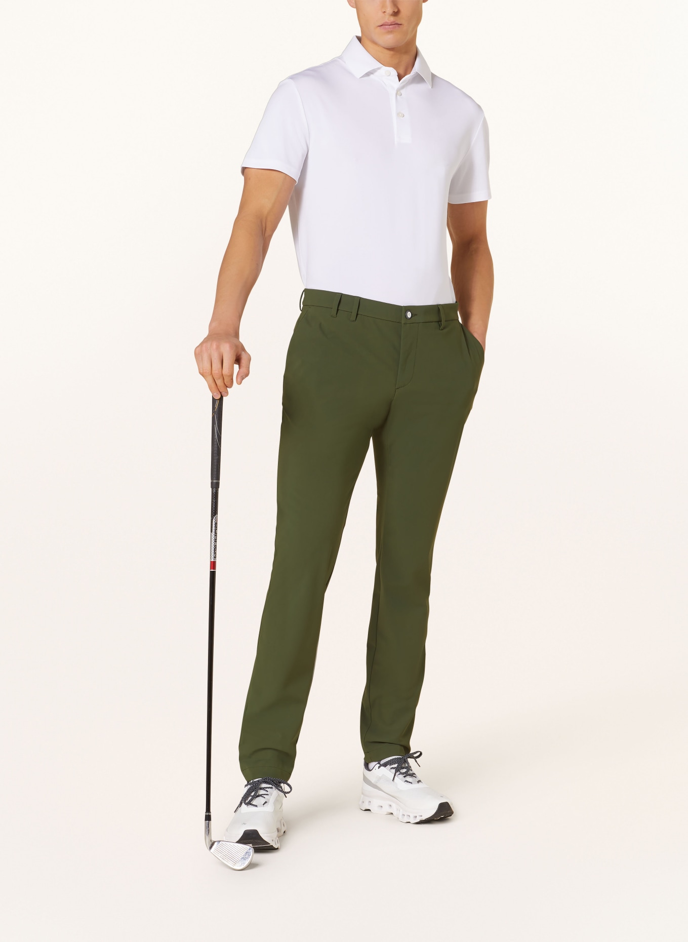 ALBERTO Spodnie golfowe IAN, Kolor: OLIWKOWY (Obrazek 2)