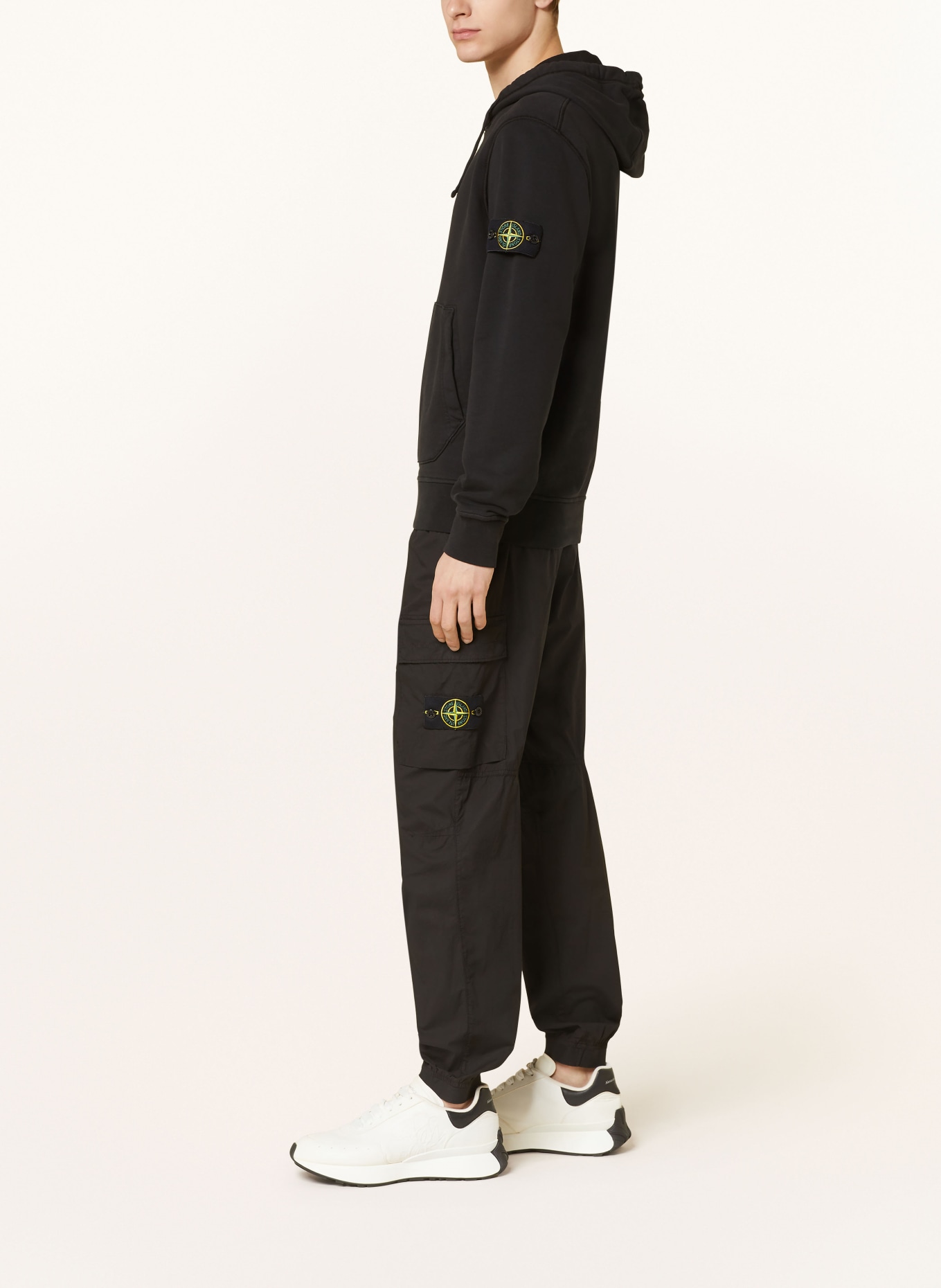 STONE ISLAND Cargo pants extra slim fit: BLACK