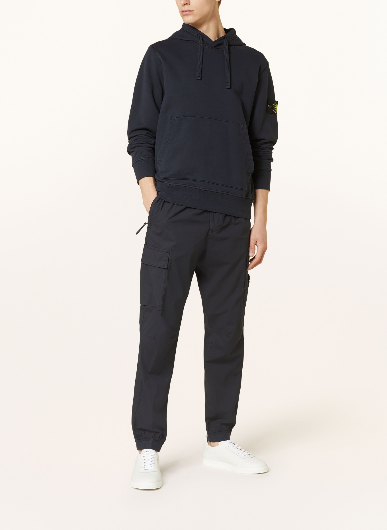 STONE ISLAND Cargohose Extra Slim Fit: DUNKELBLAU
