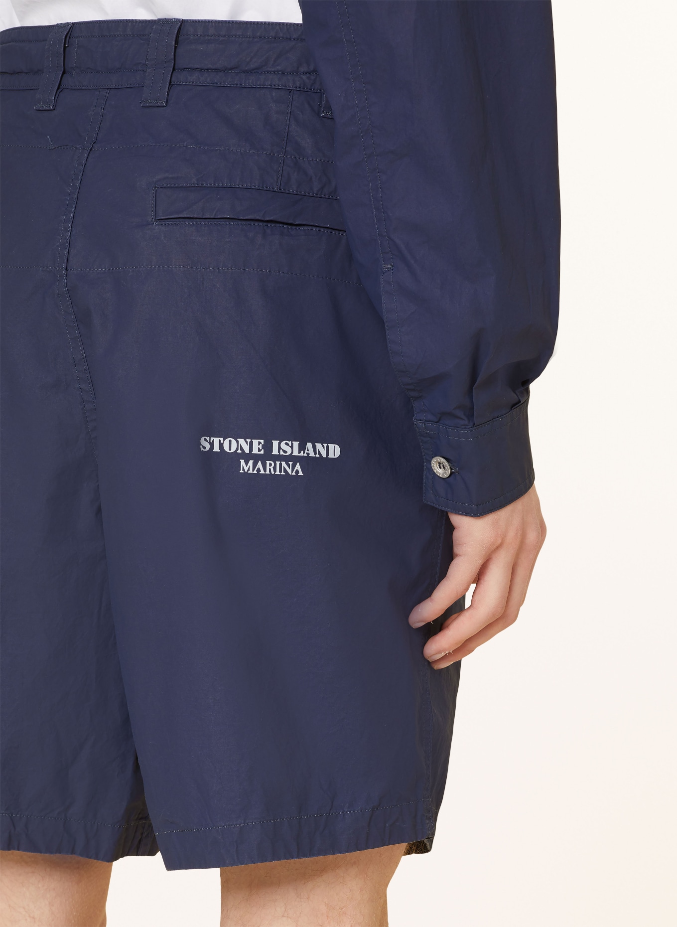 STONE ISLAND Shorts MARINA, Color: DARK BLUE (Image 6)