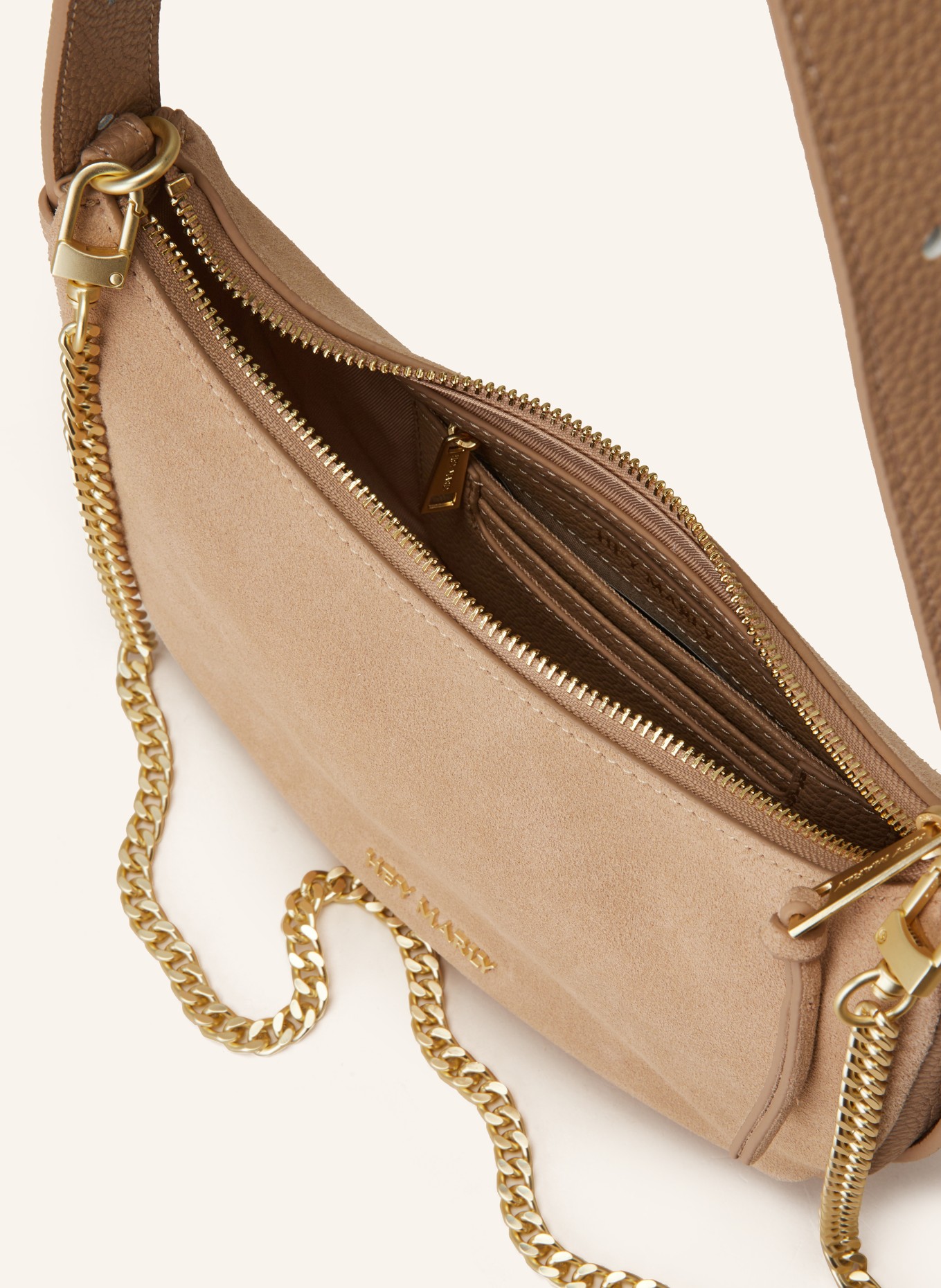 HEY MARLY Handbag BANANA BAG MINI, Color: LIGHT BROWN (Image 3)