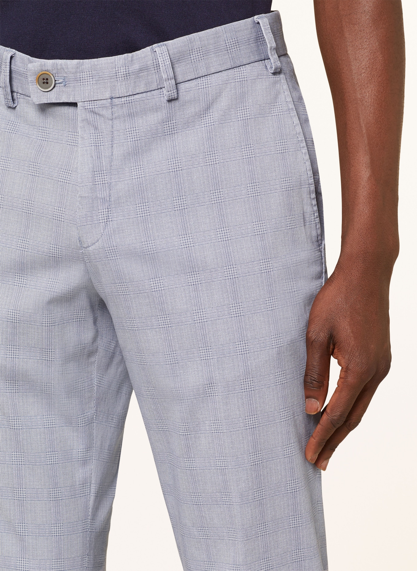 HILTL Kalhoty Slim Fit, Barva: MODRÁ (Obrázek 5)