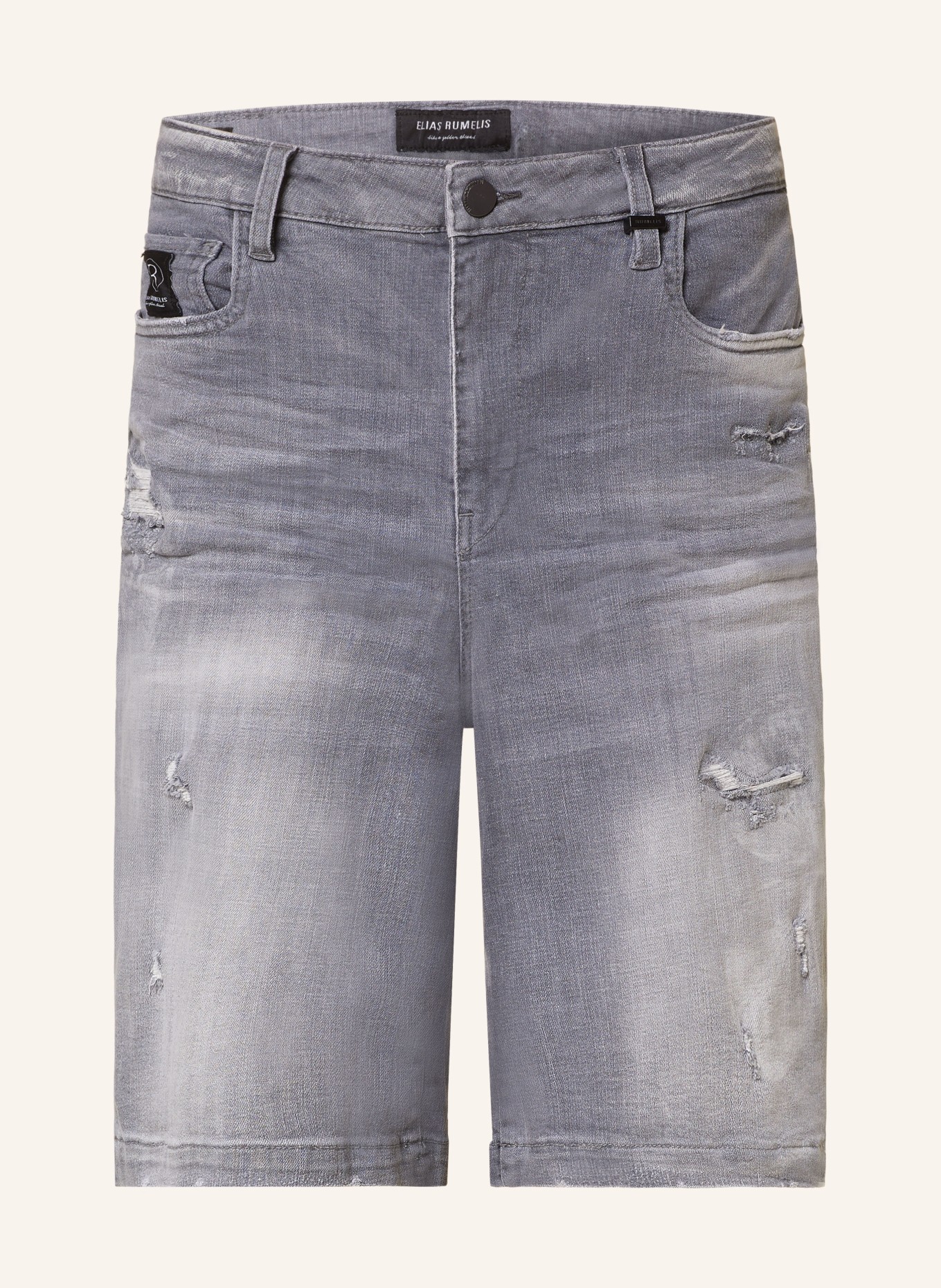ELIAS RUMELIS Szorty jeansowe ERBAHAR, Kolor: 471 Dove Grey (Obrazek 1)