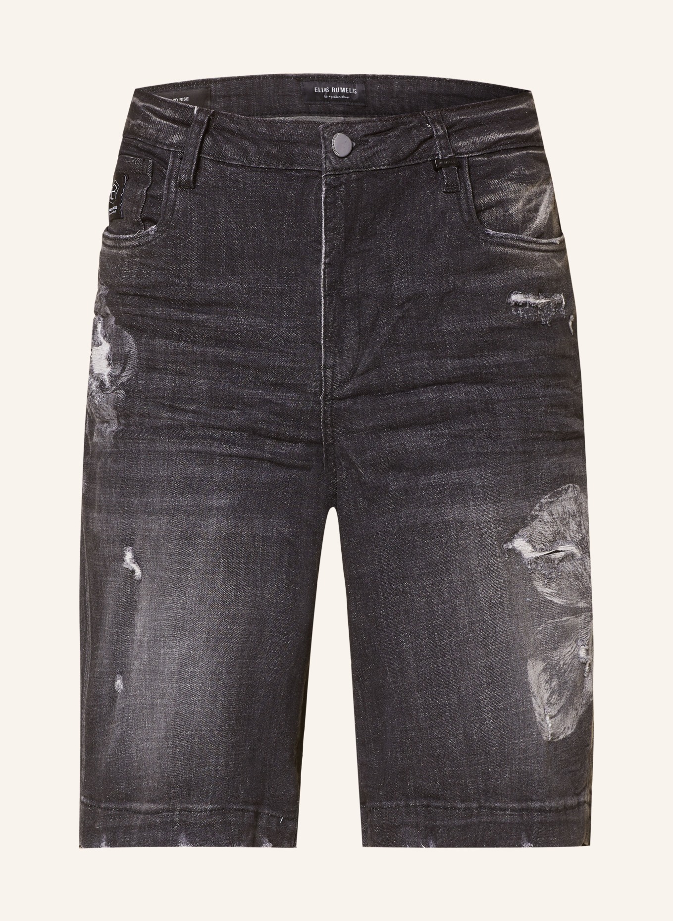 ELIAS RUMELIS Szorty jeansowe ERBAHAR, Kolor: 81 BLACK (Obrazek 1)