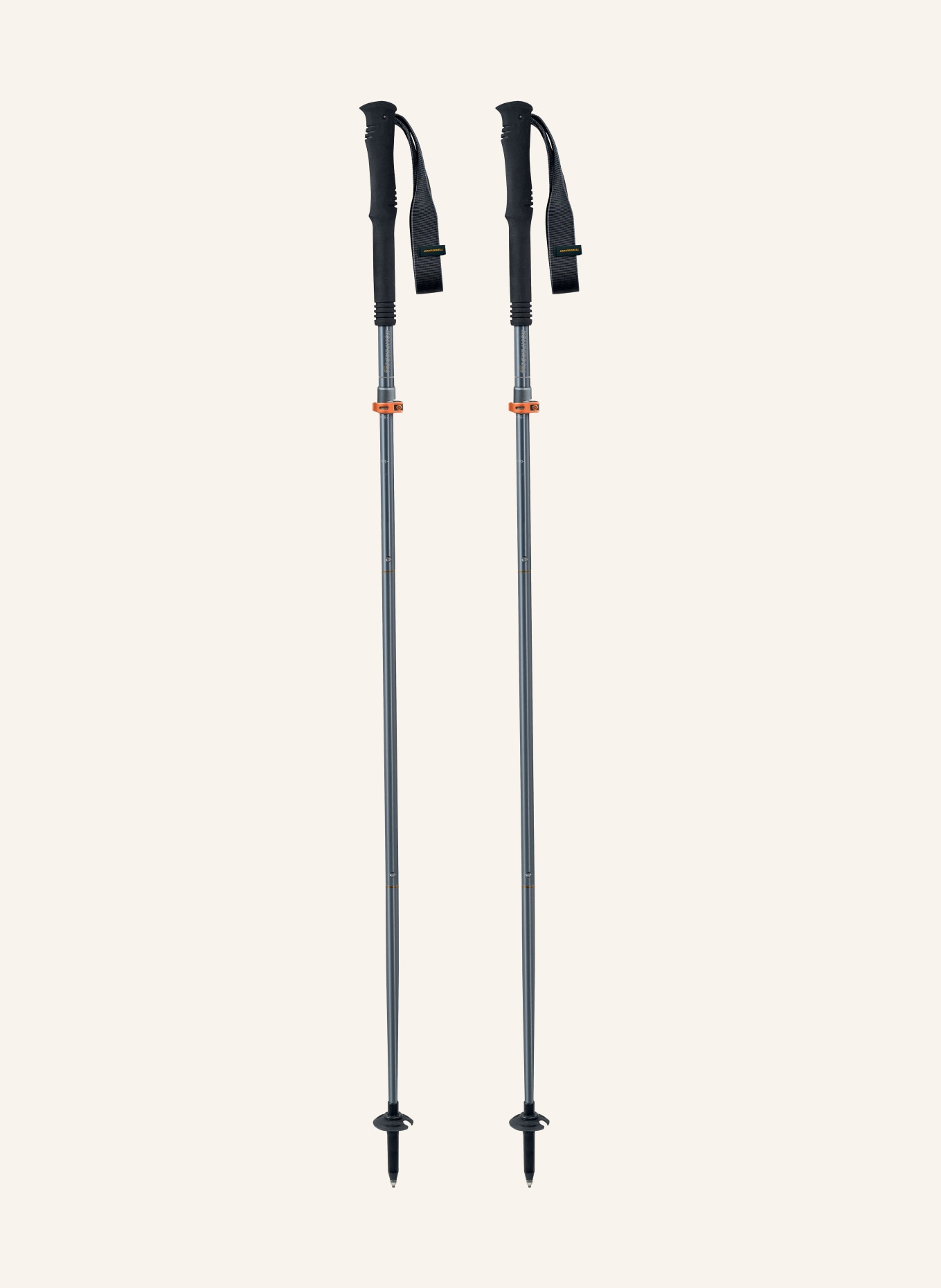 KOMPERDELL Trekking poles FX LITE TI VARIO COMPACT, Color: GRAY/ BLACK (Image 1)