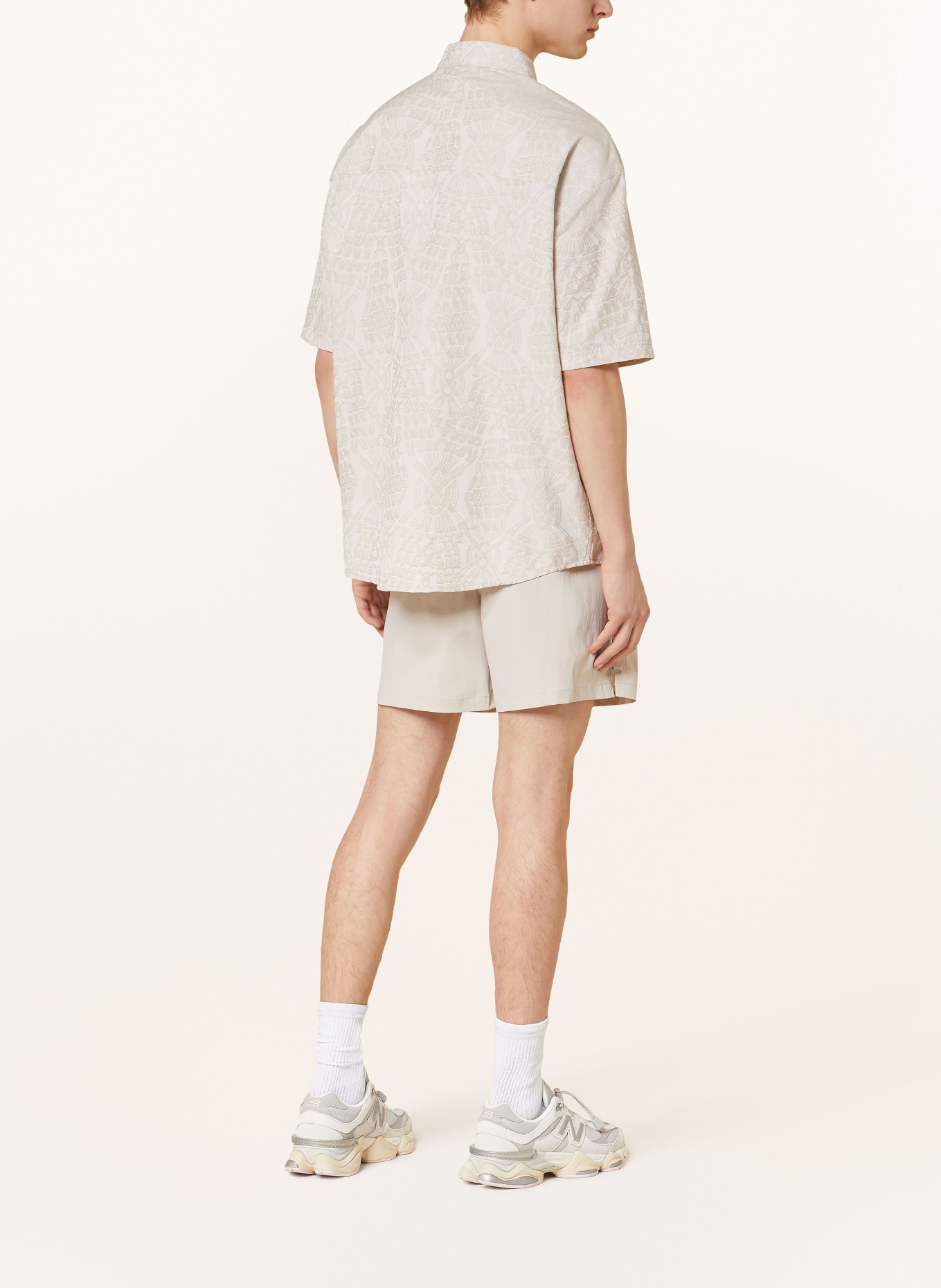 DAILY PAPER Short sleeve shirt ZURI comfort fit, Color: BEIGE (Image 3)
