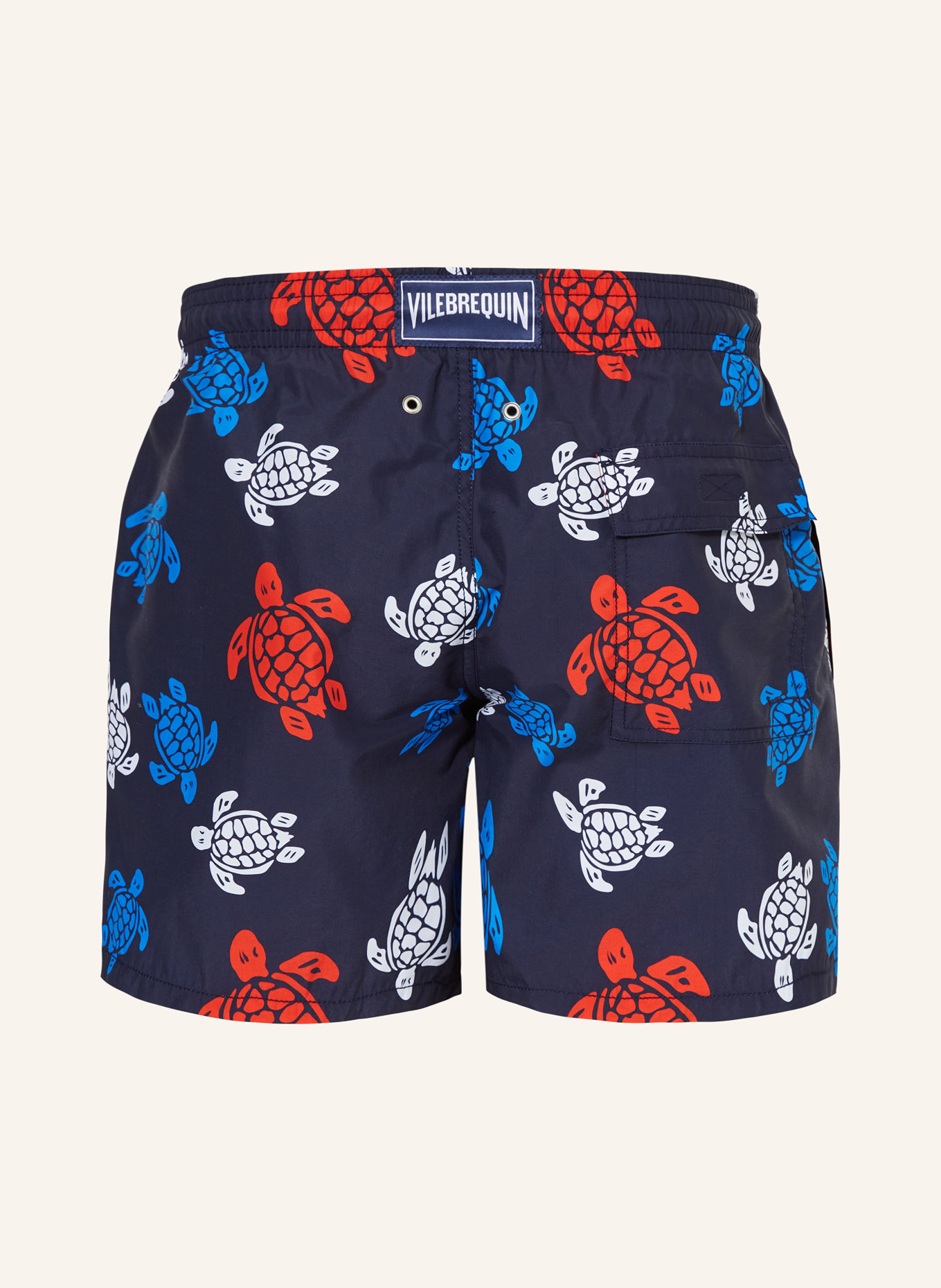 VILEBREQUIN Swim shorts MOOREA, Color: DARK BLUE/ RED/ WHITE (Image 2)
