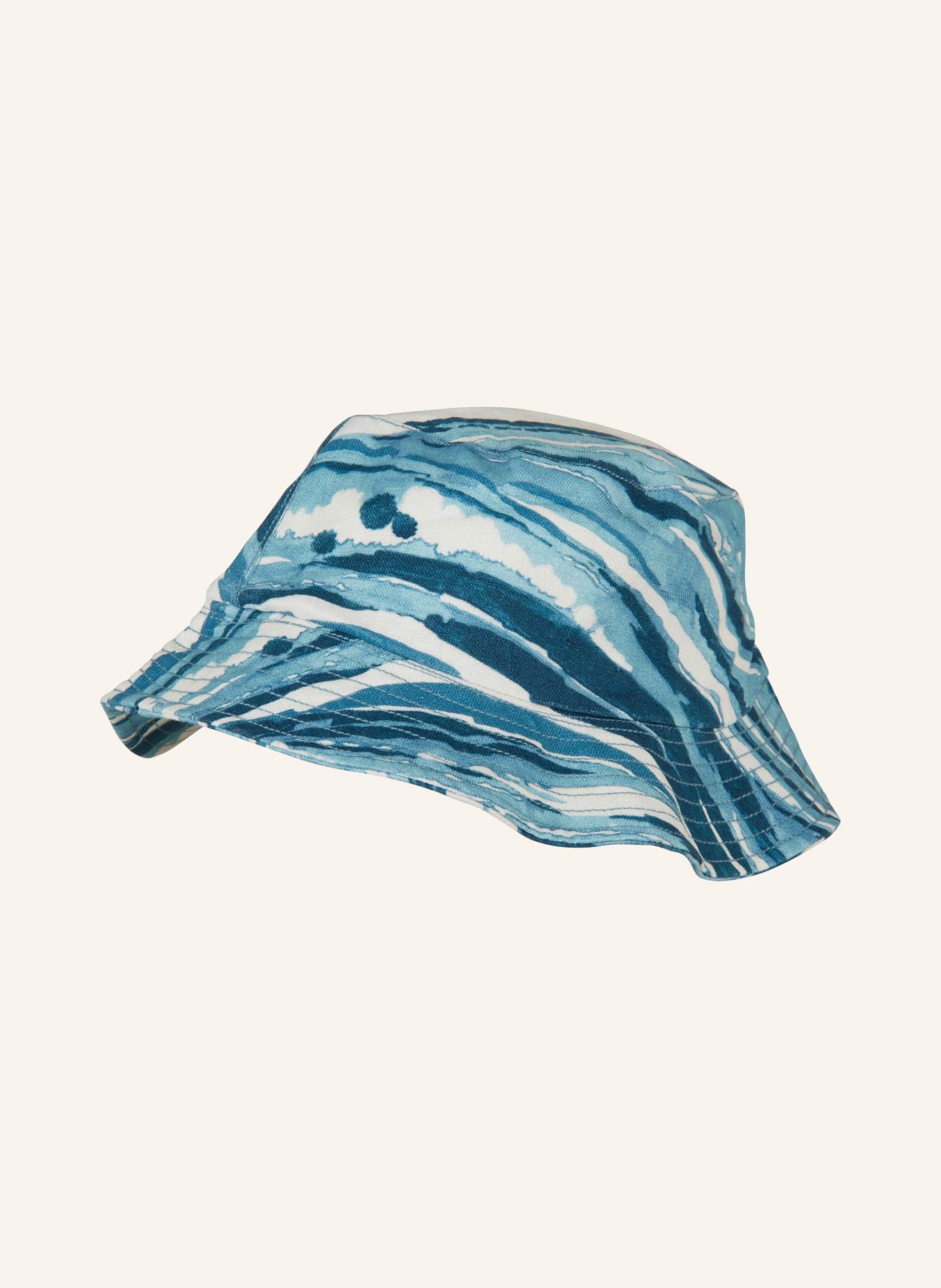 VILEBREQUIN Bucket hat BOHEME made of linen, Color: BLUE/ WHITE/ LIGHT BLUE (Image 1)