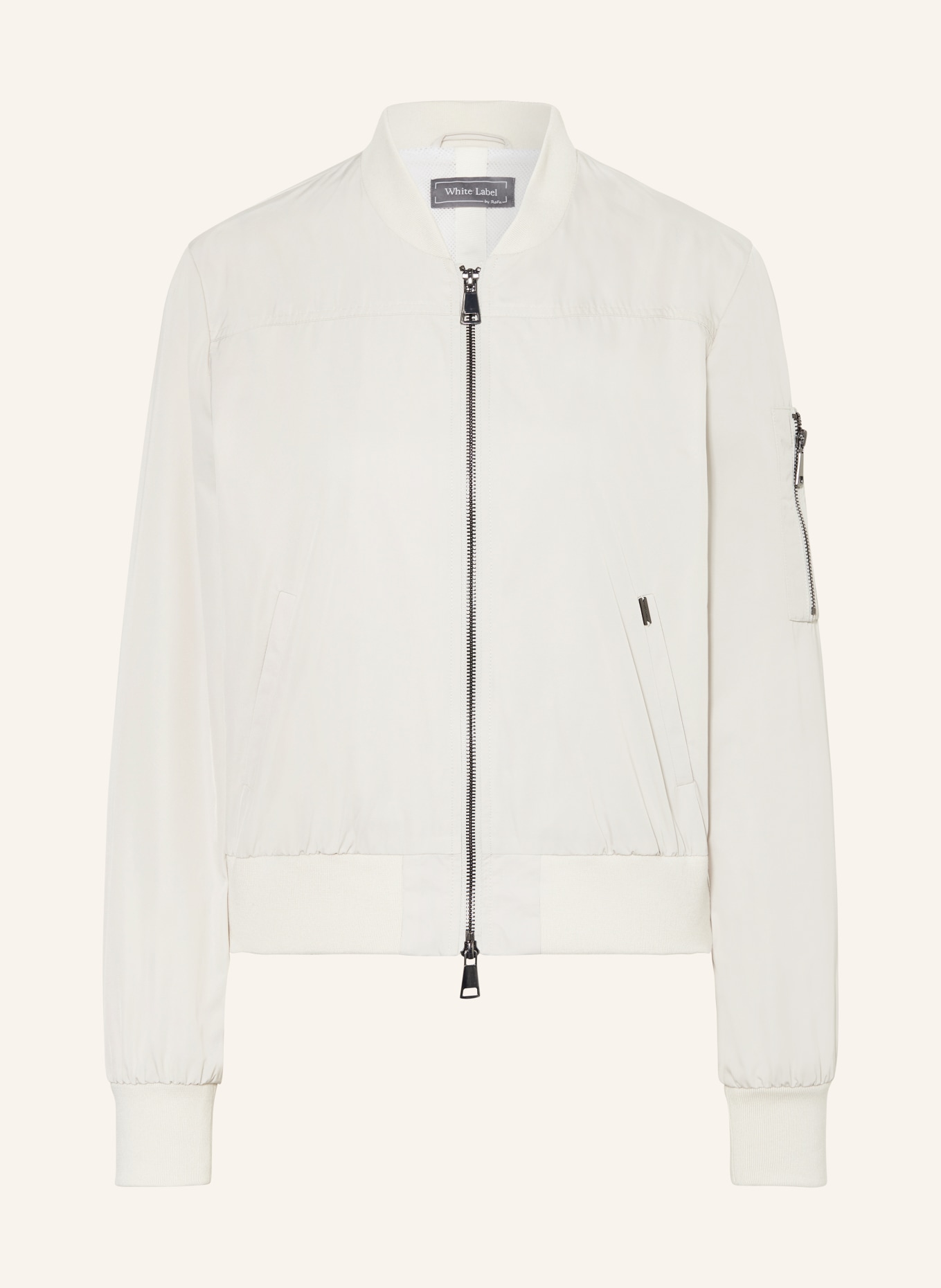 White Label Bomber jacket, Color: ECRU (Image 1)