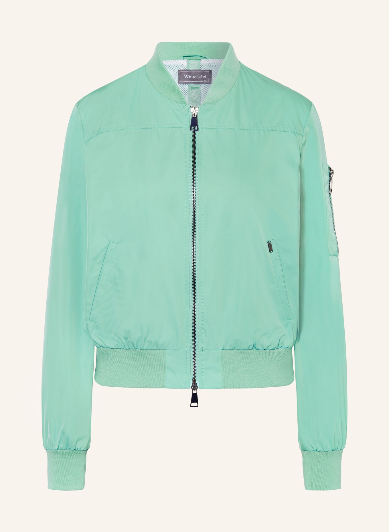 White Label Bomber jacket, Color: LIGHT GREEN (Image 1)
