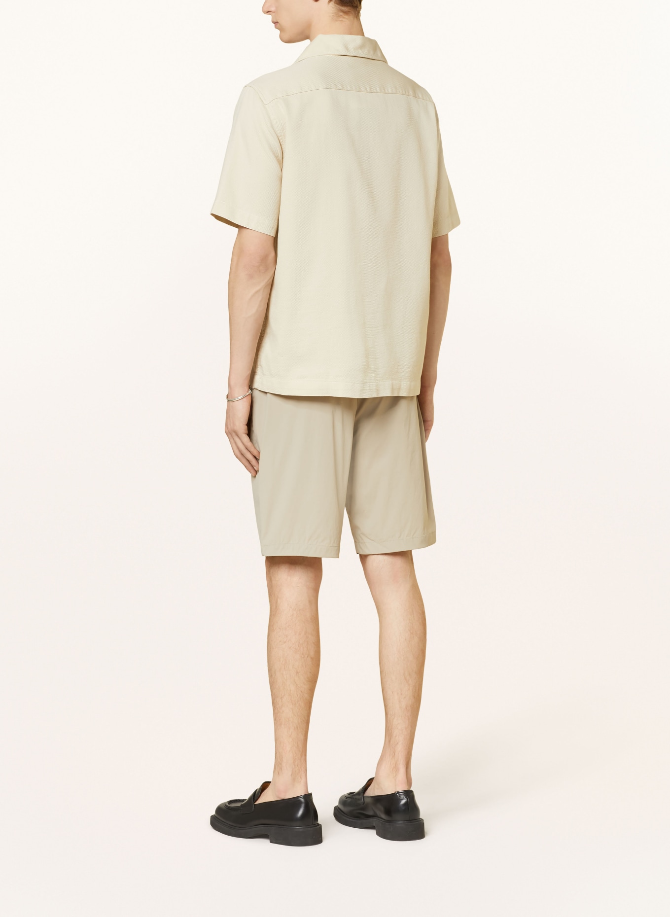 FRED PERRY Koszula z klapami comfort fit, Kolor: ECRU (Obrazek 3)