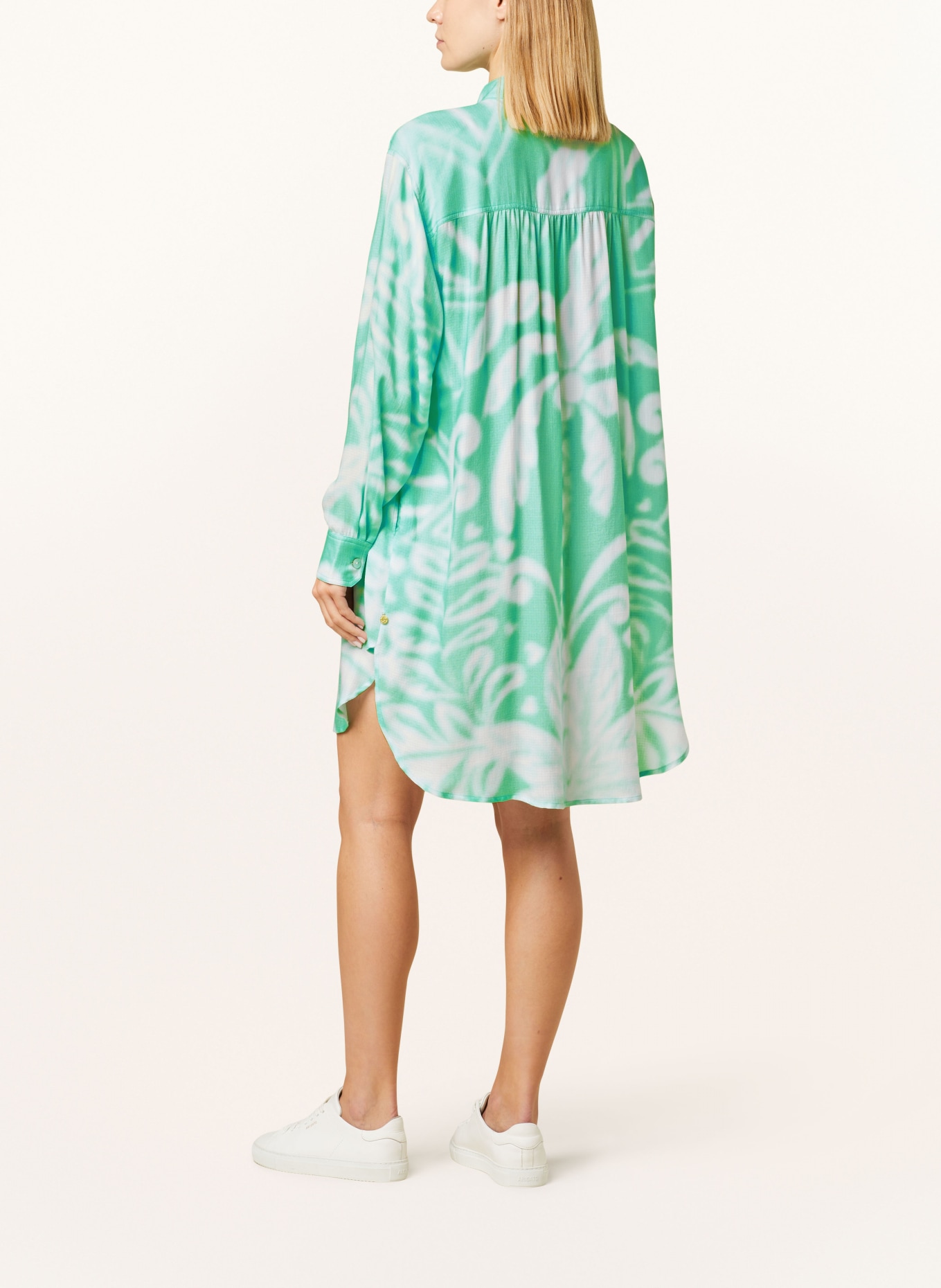yippie hippie Beach dress, Color: MINT/ WHITE (Image 3)