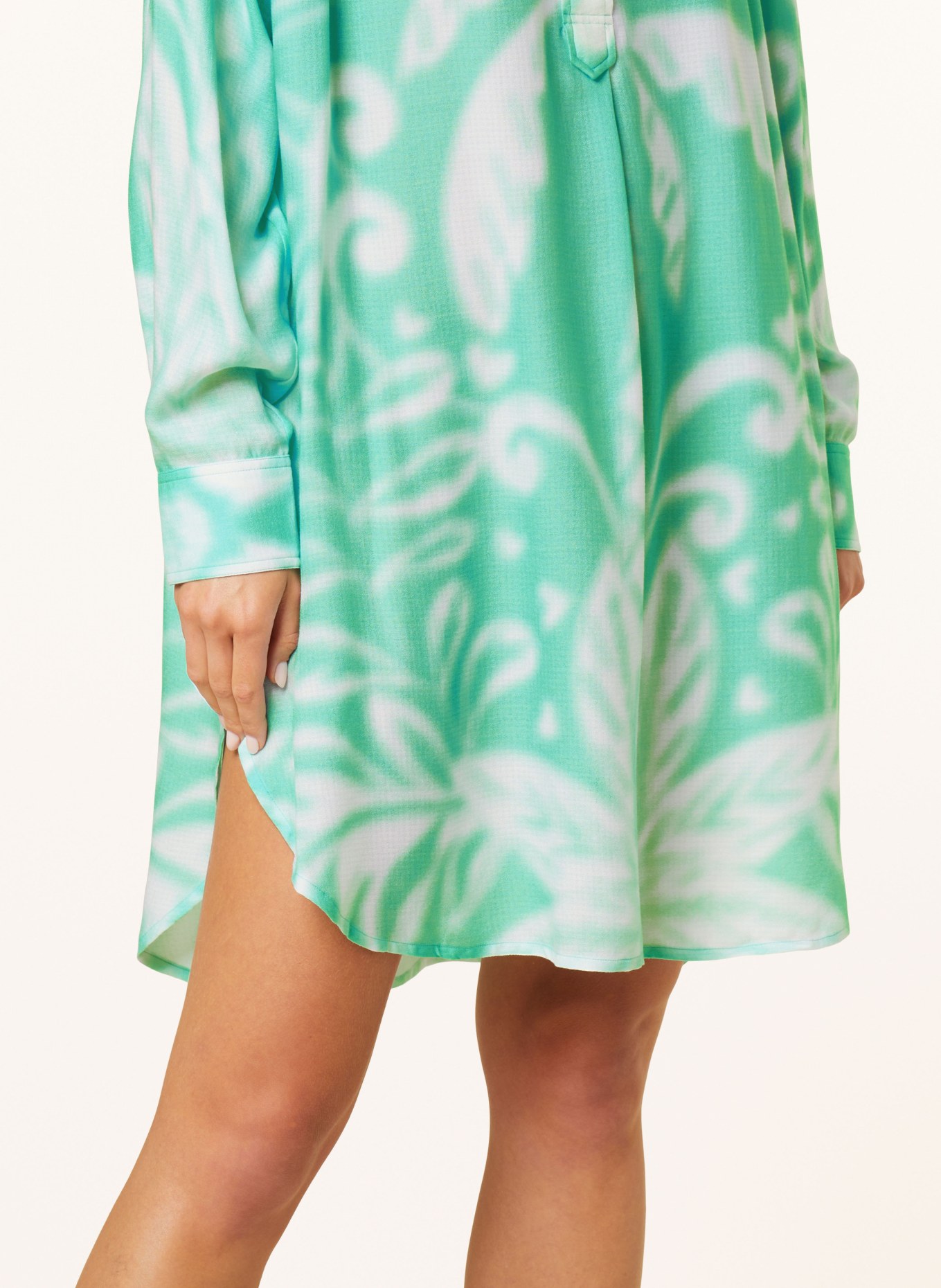 yippie hippie Beach dress, Color: MINT/ WHITE (Image 4)