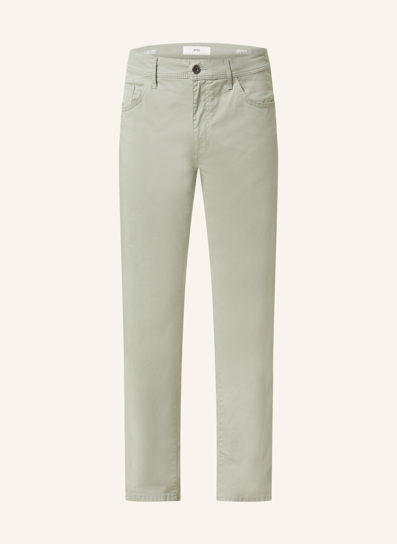 BRAX Trousers CADIZ U straight fit, Color: LIGHT GREEN (Image 1)