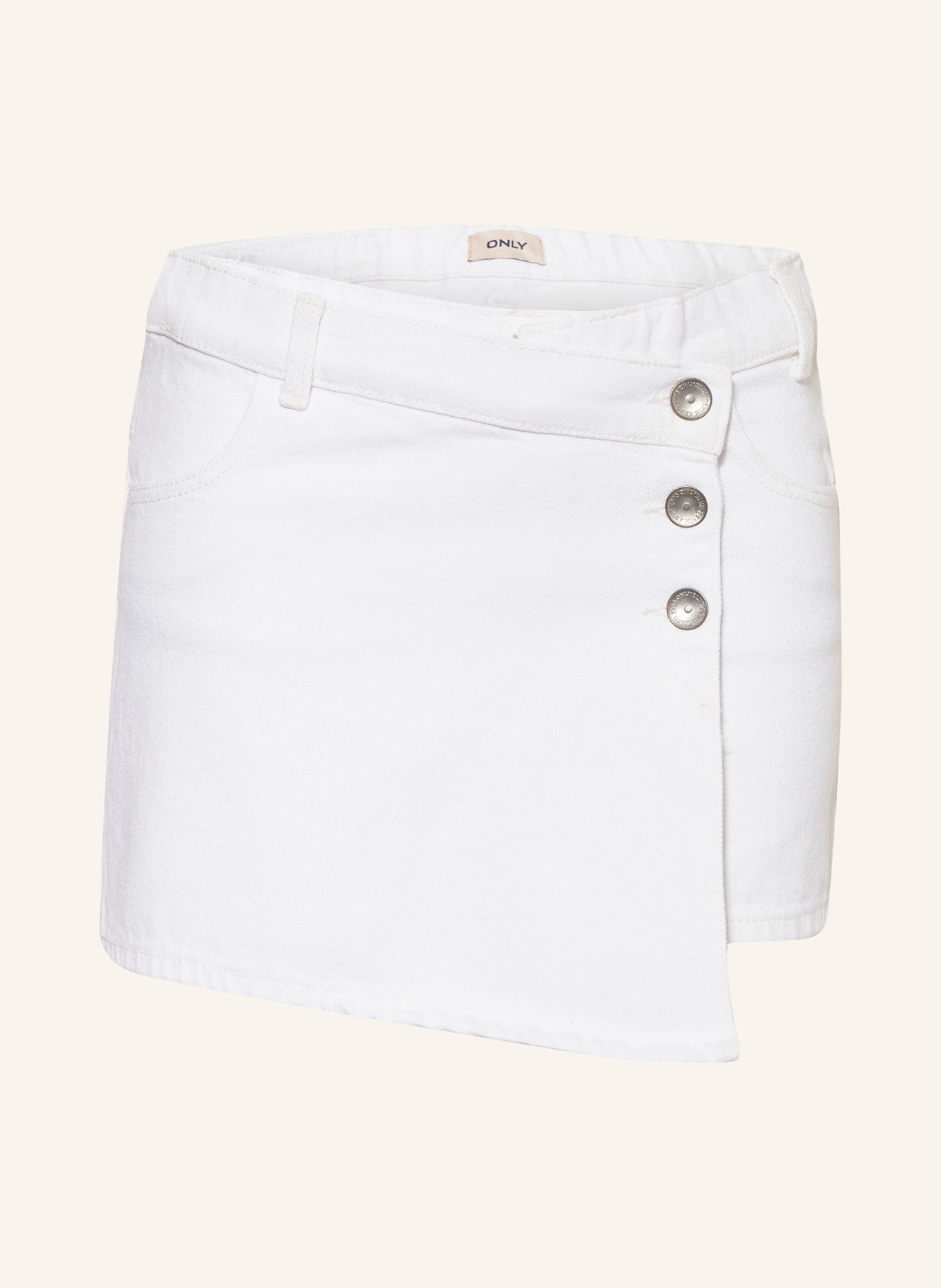 ONLY Jeansshorts, Farbe: WEISS (Bild 1)