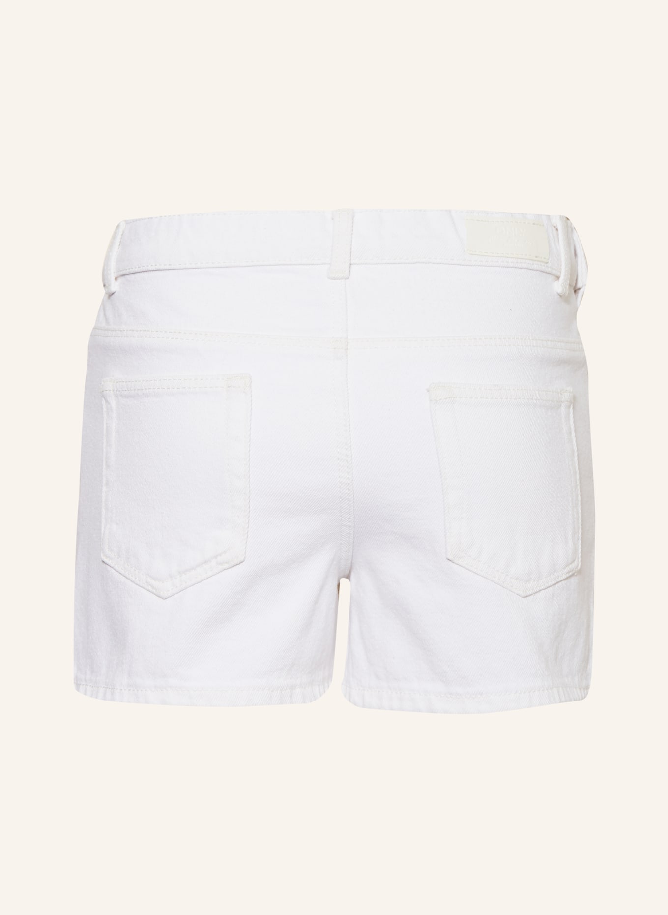 ONLY Jeansshorts, Farbe: WEISS (Bild 2)