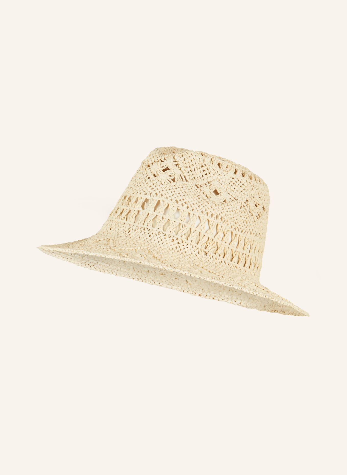 LOEVENICH Straw hat, Color: LIGHT YELLOW (Image 1)