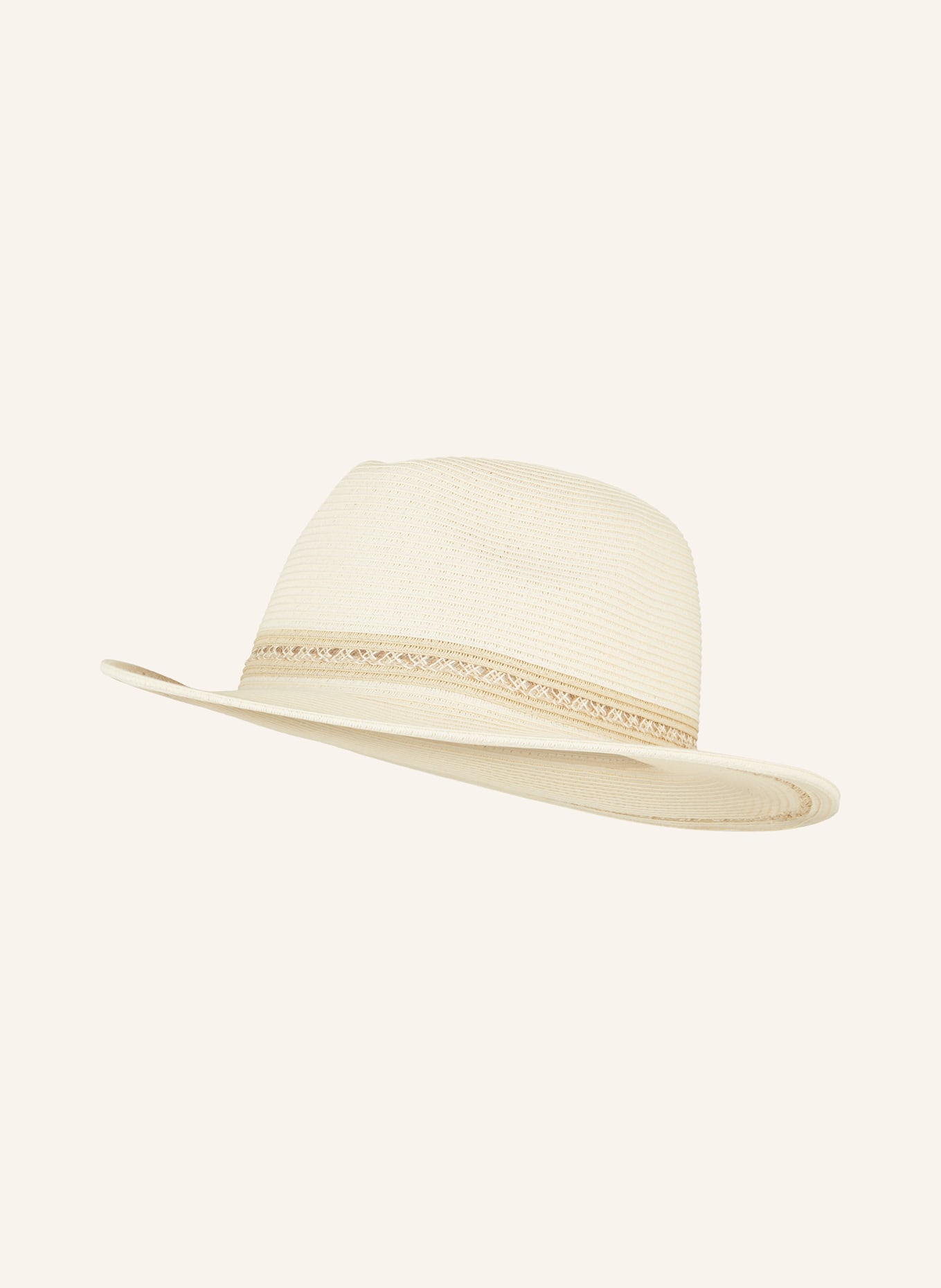 LOEVENICH Straw hat, Color: CREAM (Image 1)