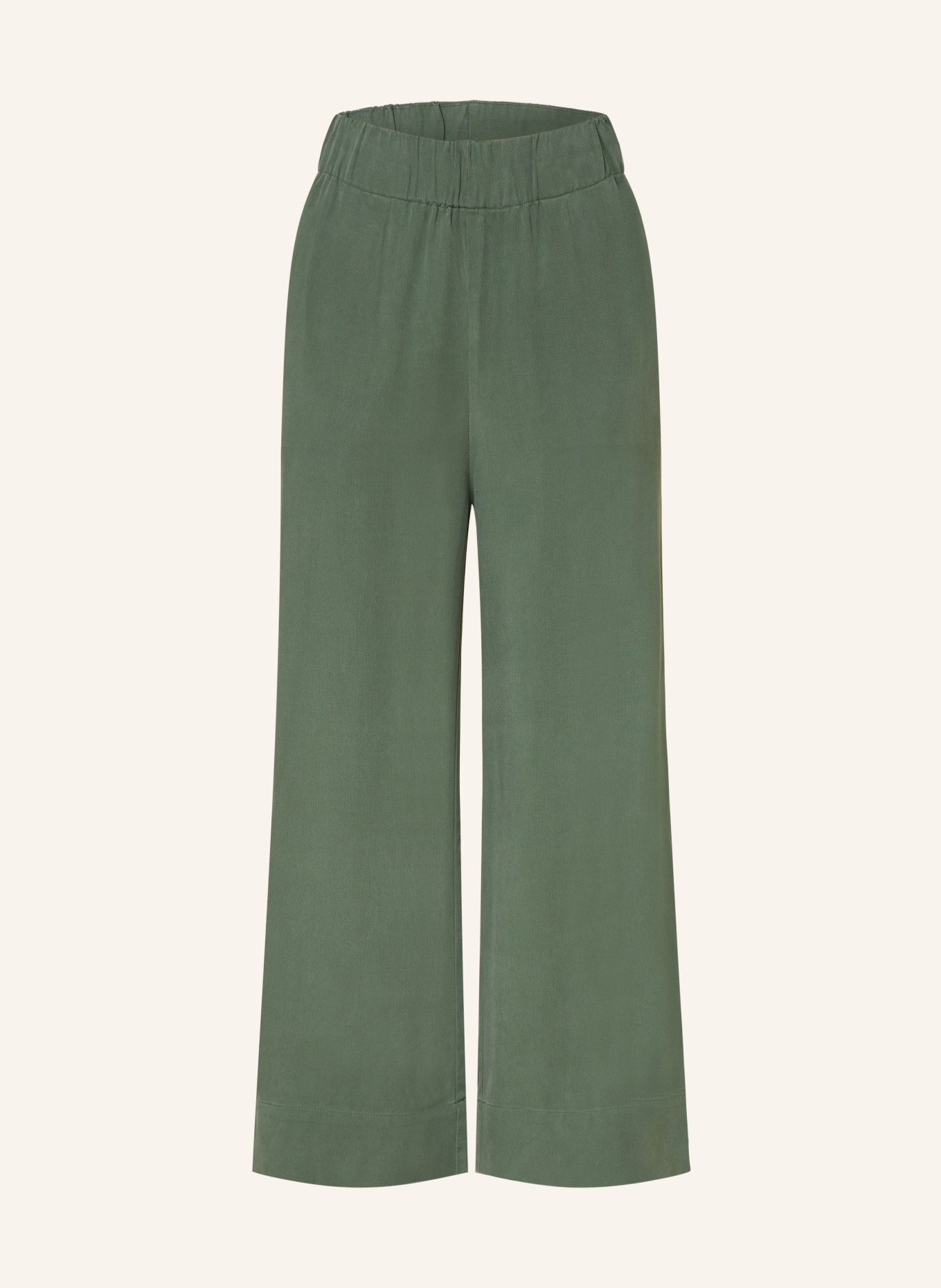 Marc O'Polo DENIM Jersey culottes, Color: GREEN (Image 1)