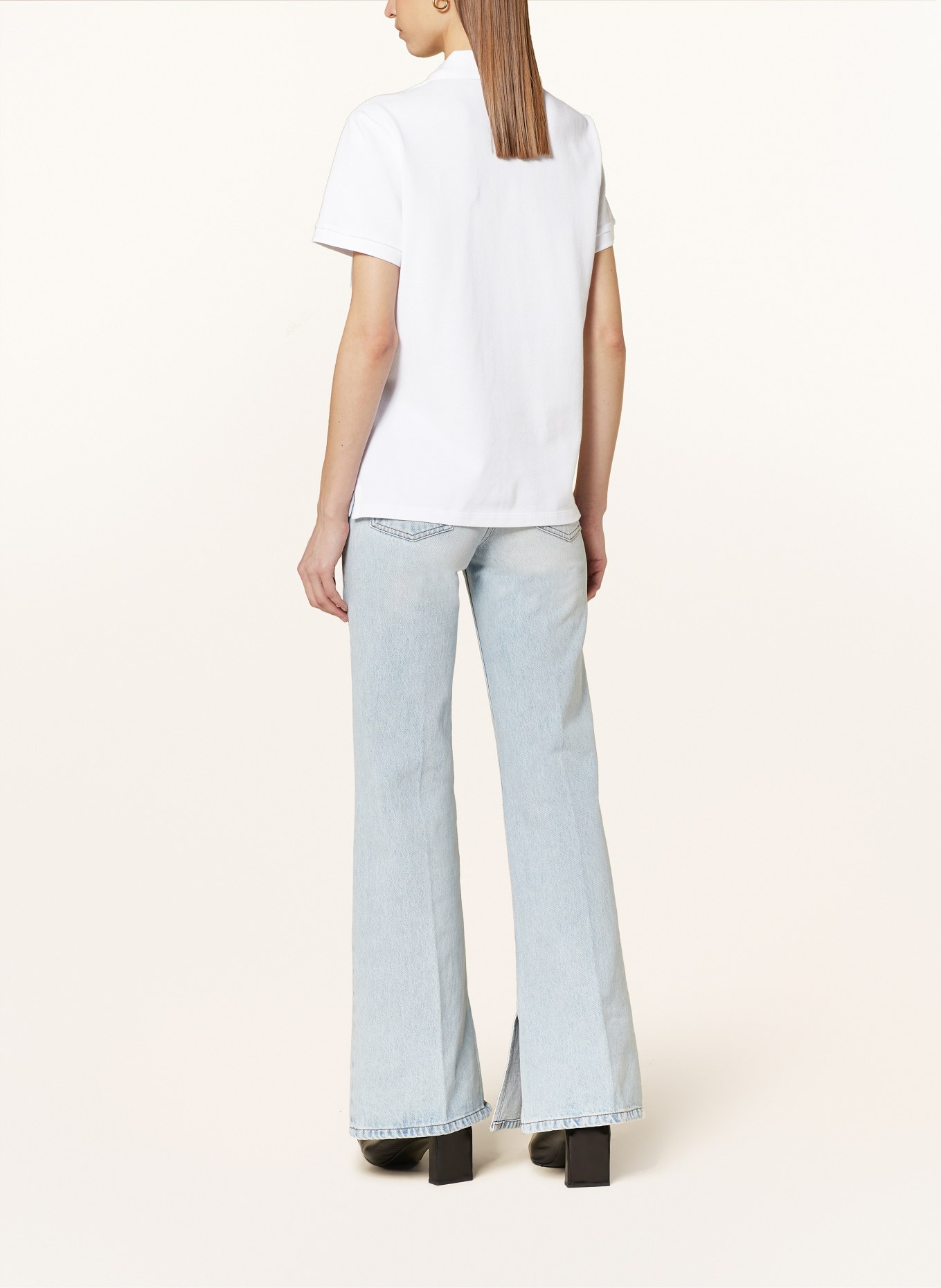 AMI PARIS Piqué polo shirt, Color: WHITE (Image 3)
