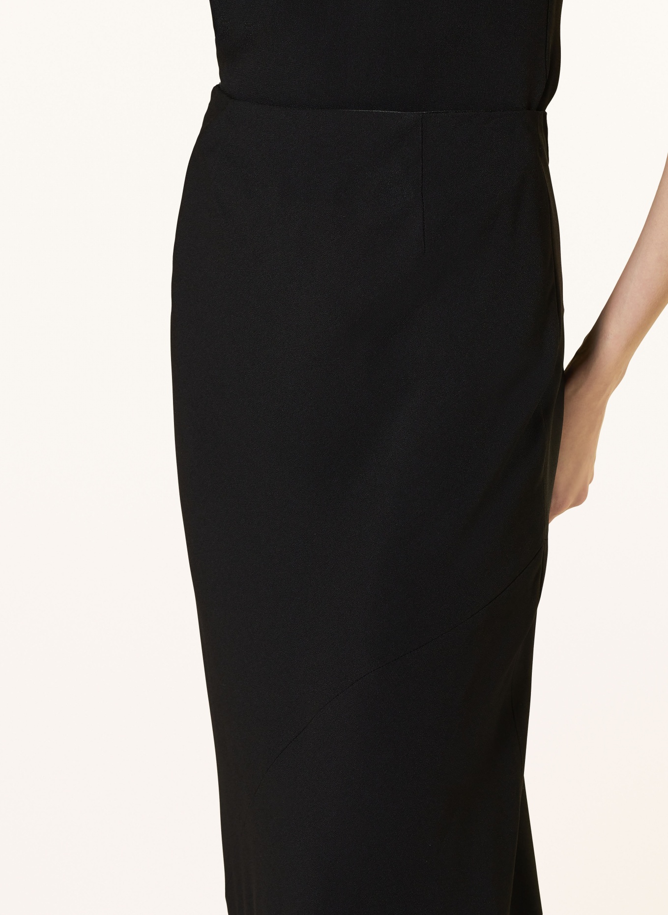 AMI PARIS Skirt BIAIS, Color: BLACK (Image 4)