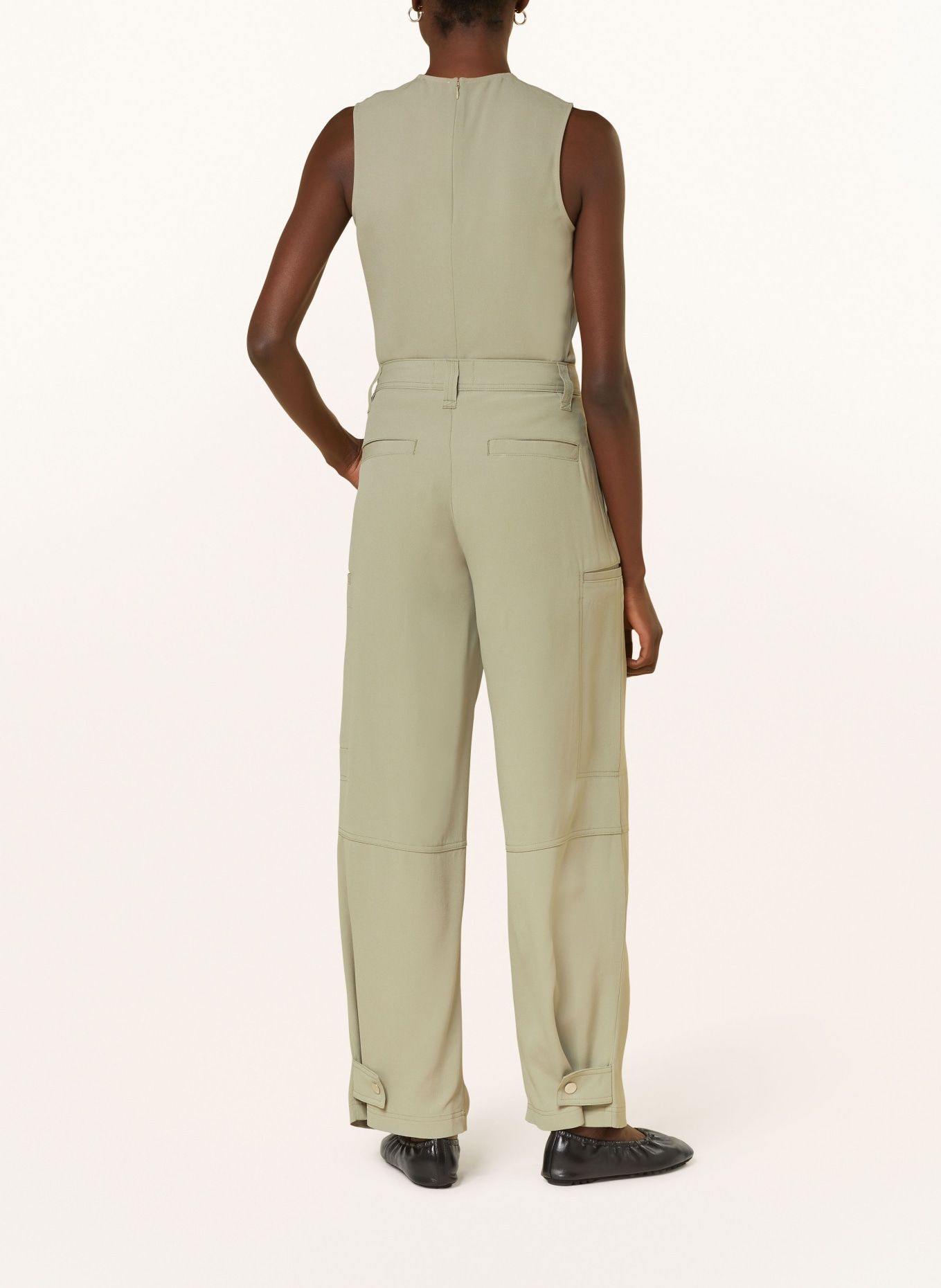 AMI PARIS Cargohose: HELLGRÜN