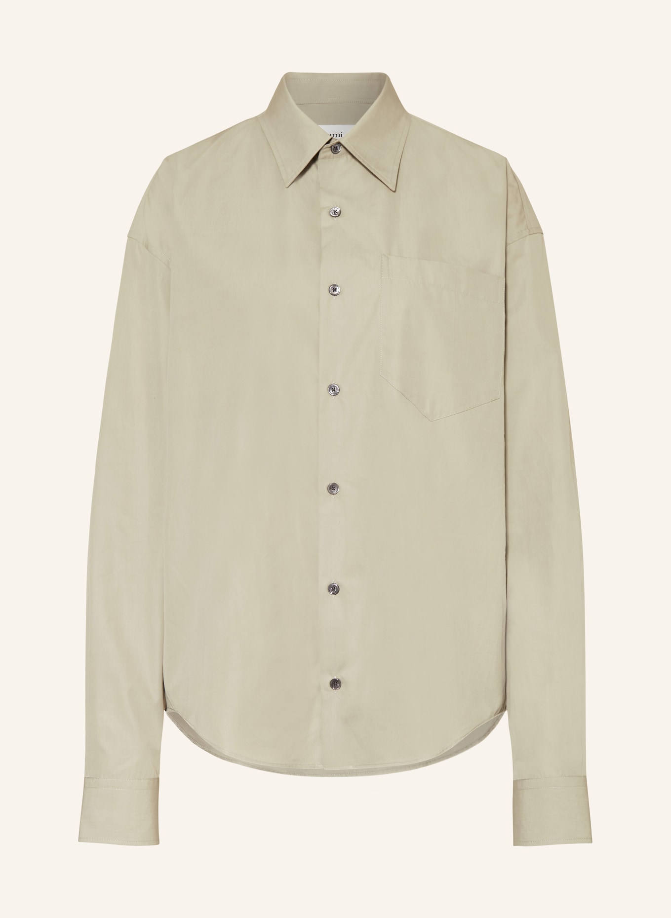 AMI PARIS Oversized shirt blouse, Color: OLIVE (Image 1)