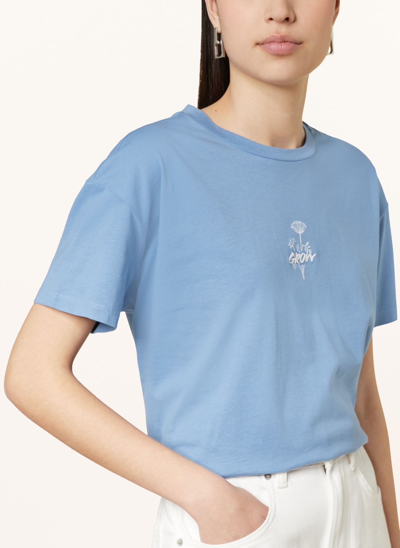 Marc O'Polo DENIM T-Shirt, Farbe: HELLBLAU (Bild 4)