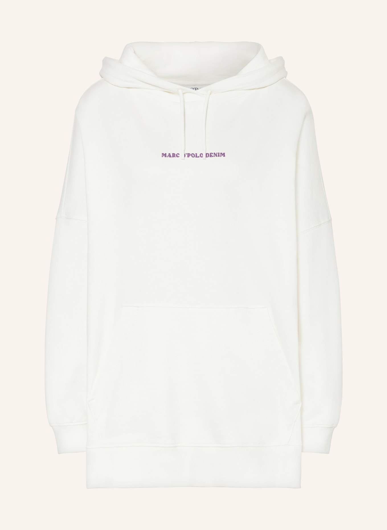 Marc O'Polo DENIM Oversized hoodie, Color: WHITE/ PURPLE (Image 1)