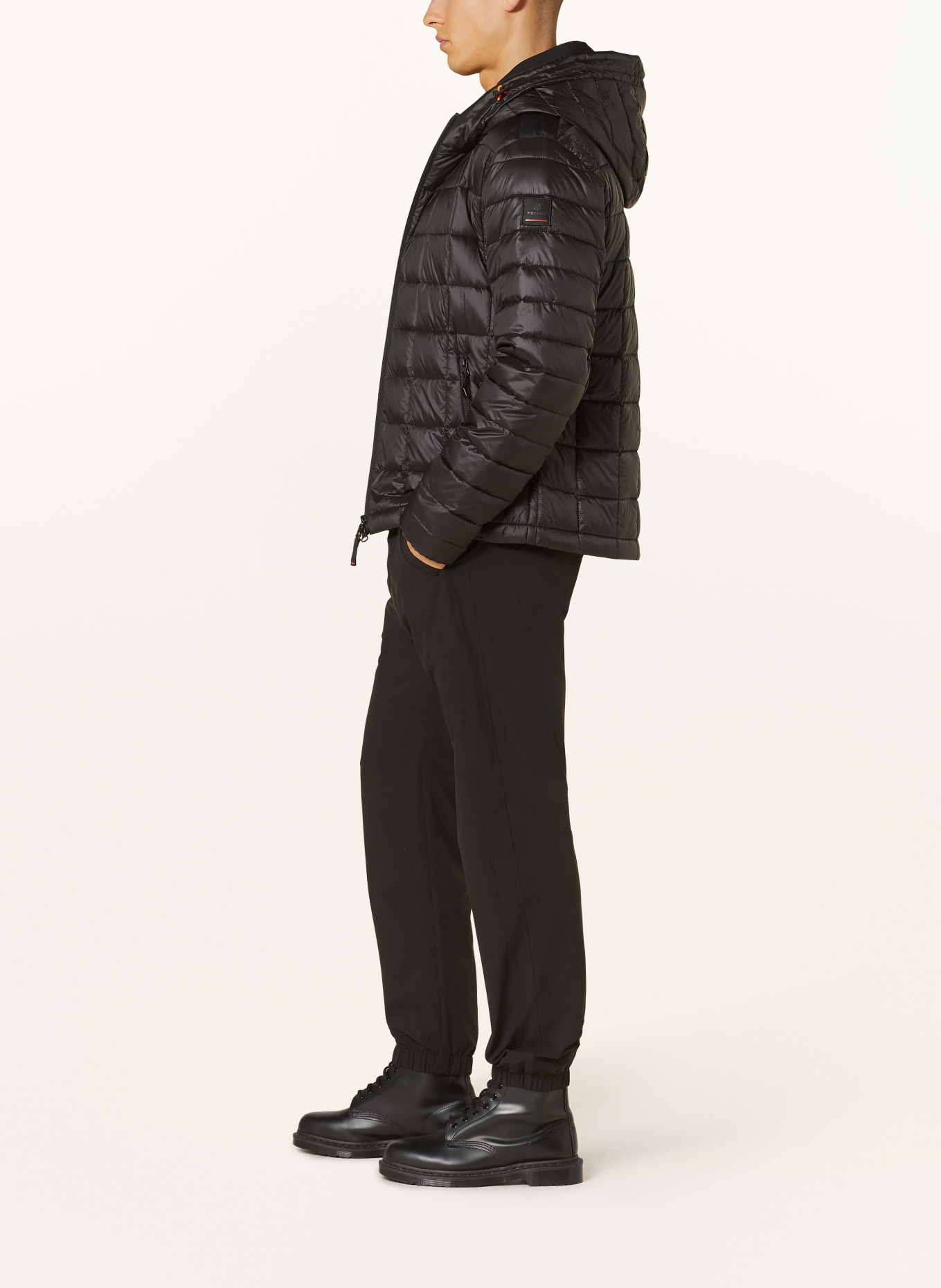 FIRE+ICE Quilted jacket JAKUB, Color: BLACK (Image 4)