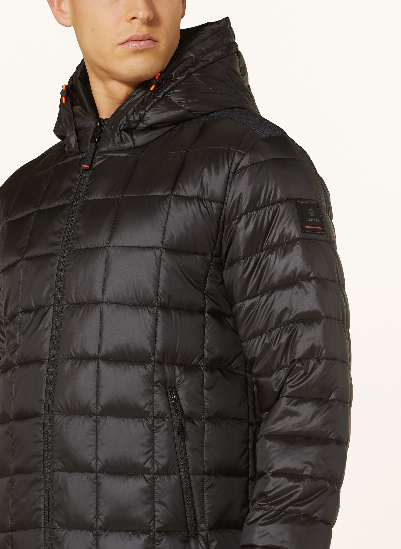 FIRE+ICE Quilted jacket JAKUB, Color: BLACK (Image 5)