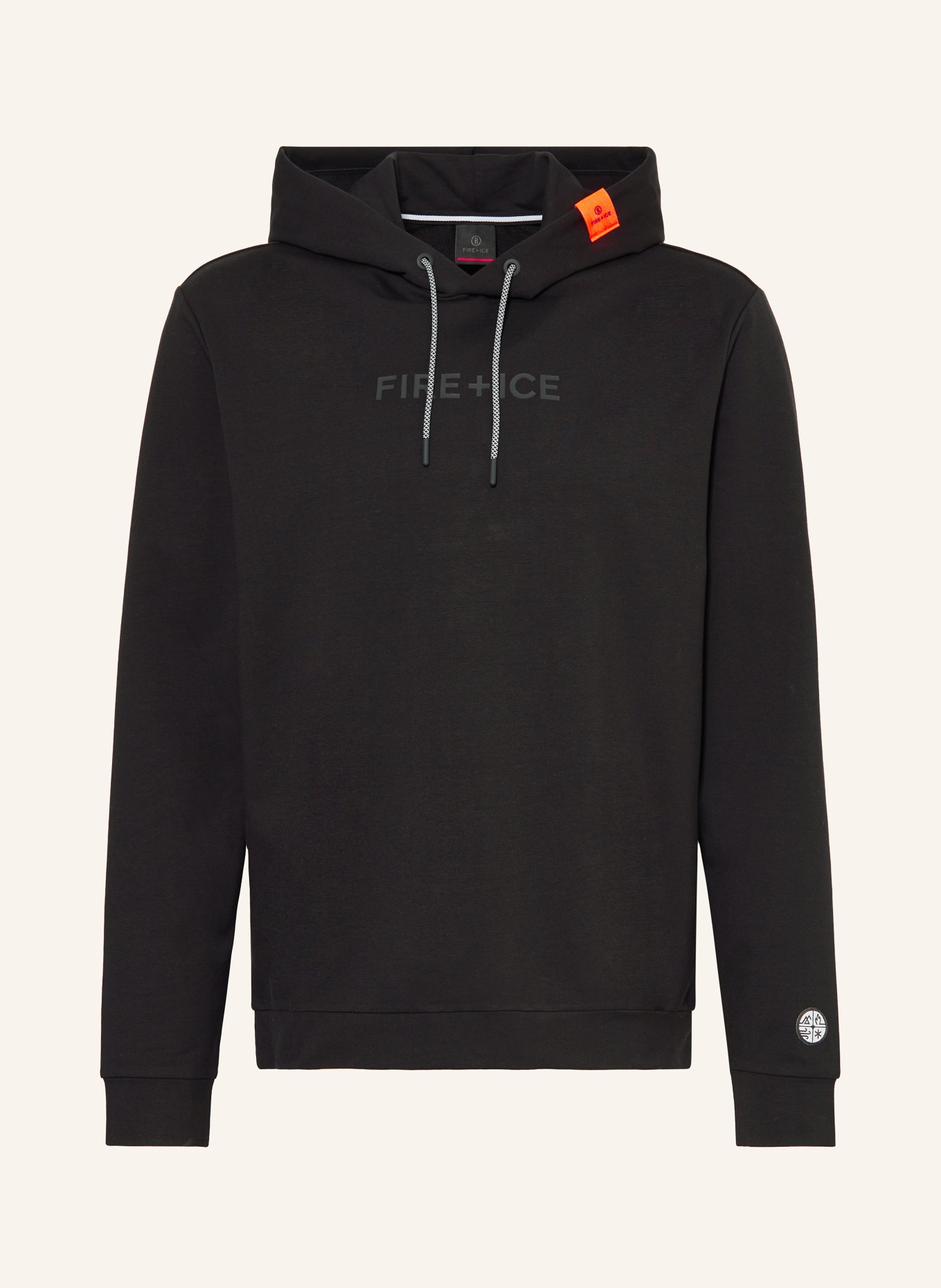 FIRE+ICE Hoodie CADELL, Color: BLACK (Image 1)