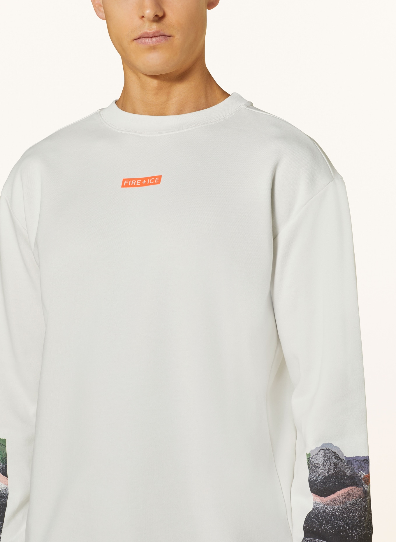 FIRE+ICE Sweatshirt HUNT, Color: WHITE (Image 4)