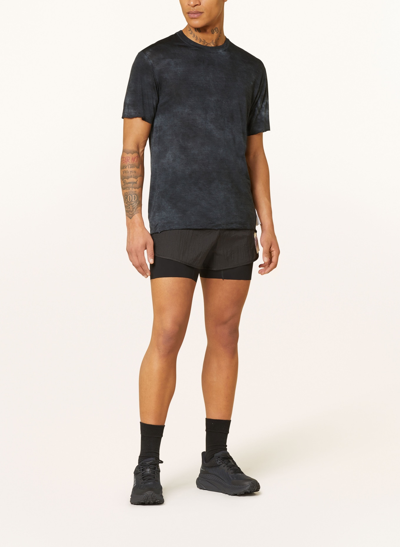 SATISFY T-Shirt CLOUDMERINO™ z wełny merino, Kolor: CZARNY (Obrazek 2)