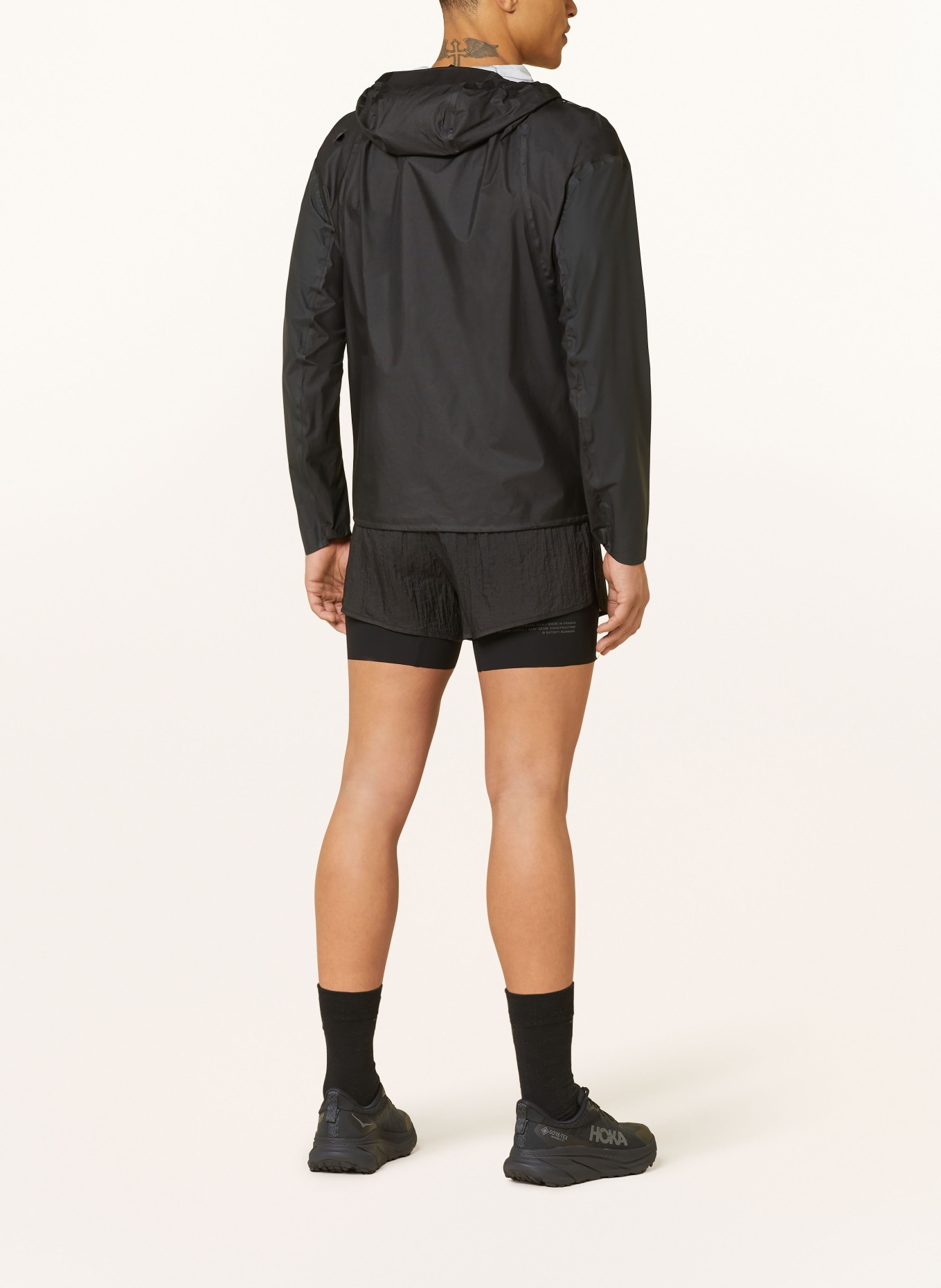 SATISFY Running jacket PERTEX® 3L FLY, Color: BLACK (Image 3)