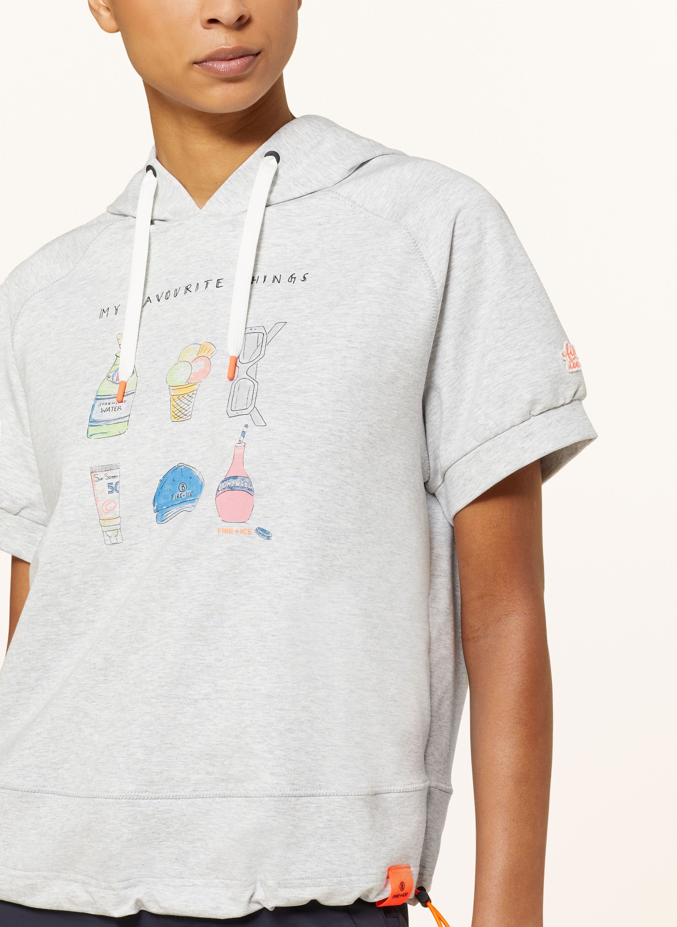 FIRE+ICE T-Shirt SHARON, Farbe: HELLGRAU (Bild 5)
