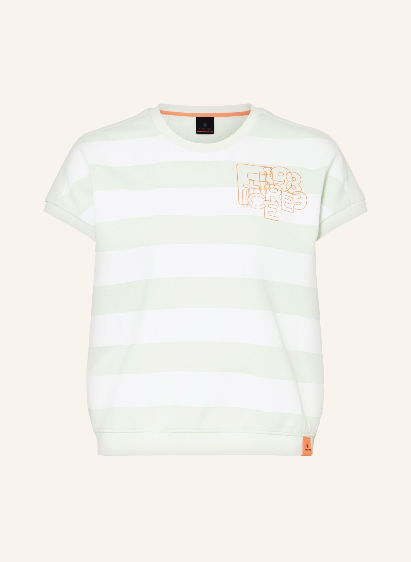 FIRE+ICE T-Shirt HAYLE, Farbe: HELLGRÜN/ WEISS (Bild 1)