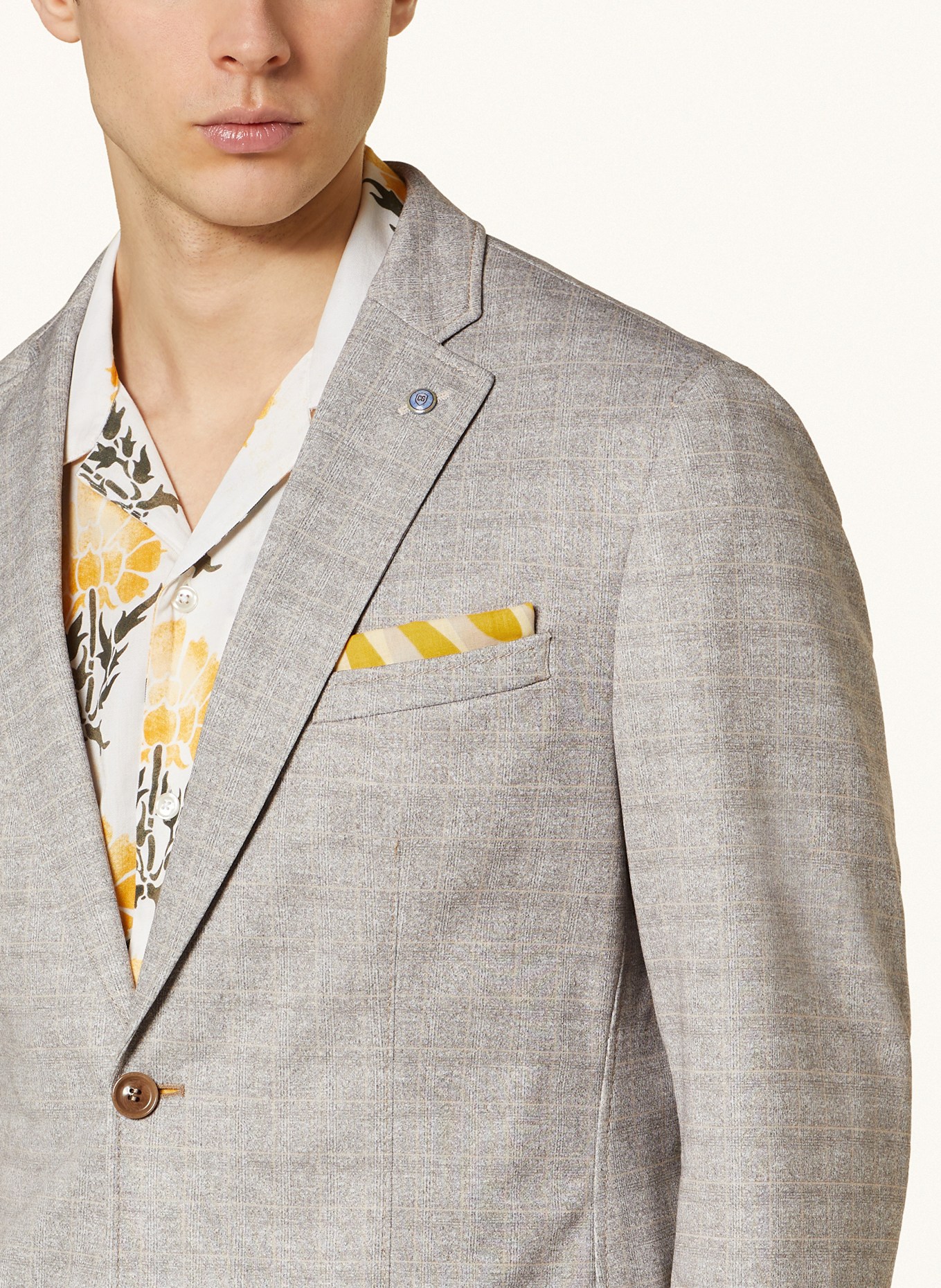 CG - CLUB of GENTS Suit jacket CG CARTER slim fit, Color: 23 dunkelbeige (Image 5)
