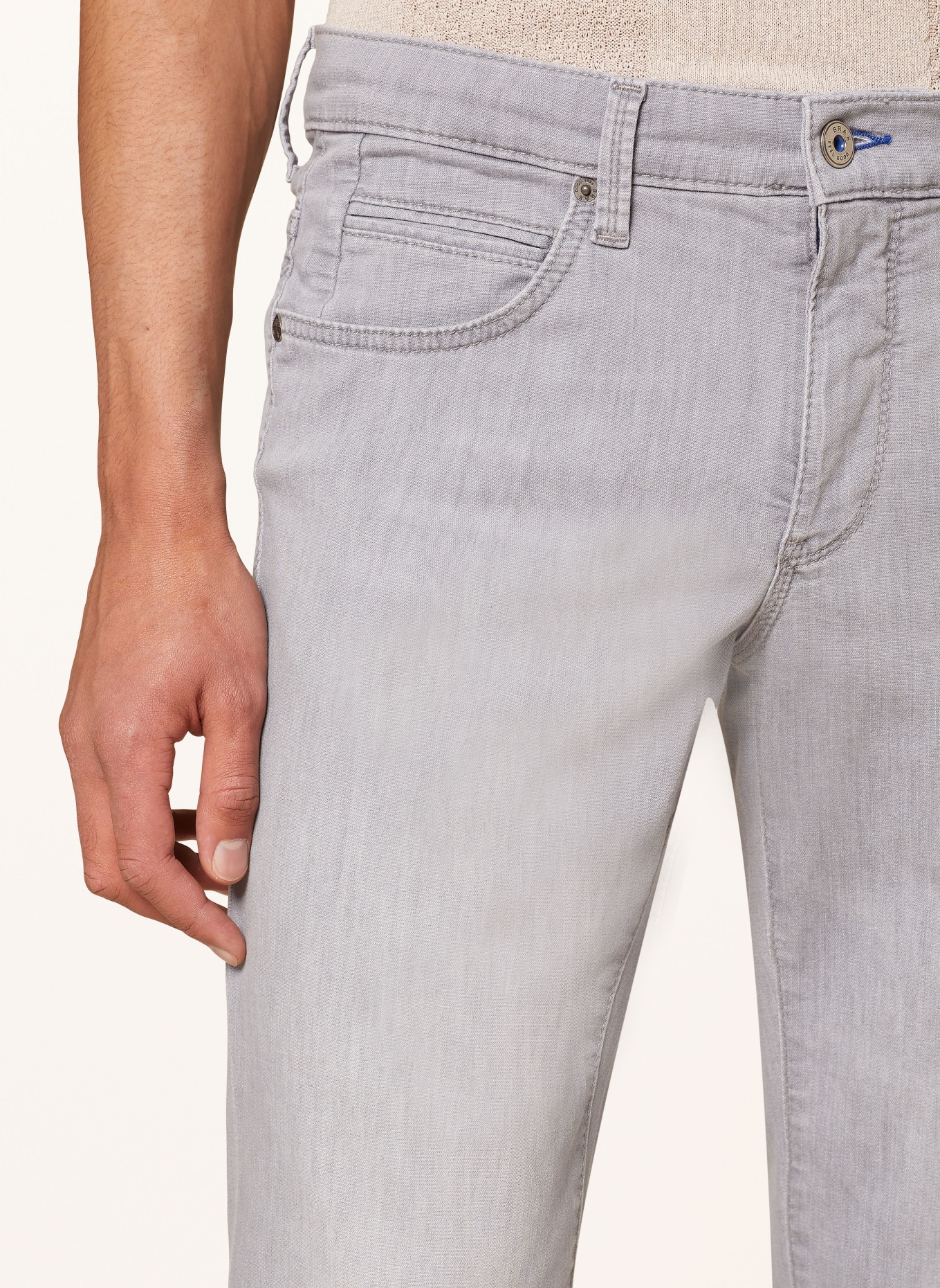 BRAX Jeans CADIZ Straight Fit, Farbe: 06 SILVER SEA USED (Bild 5)