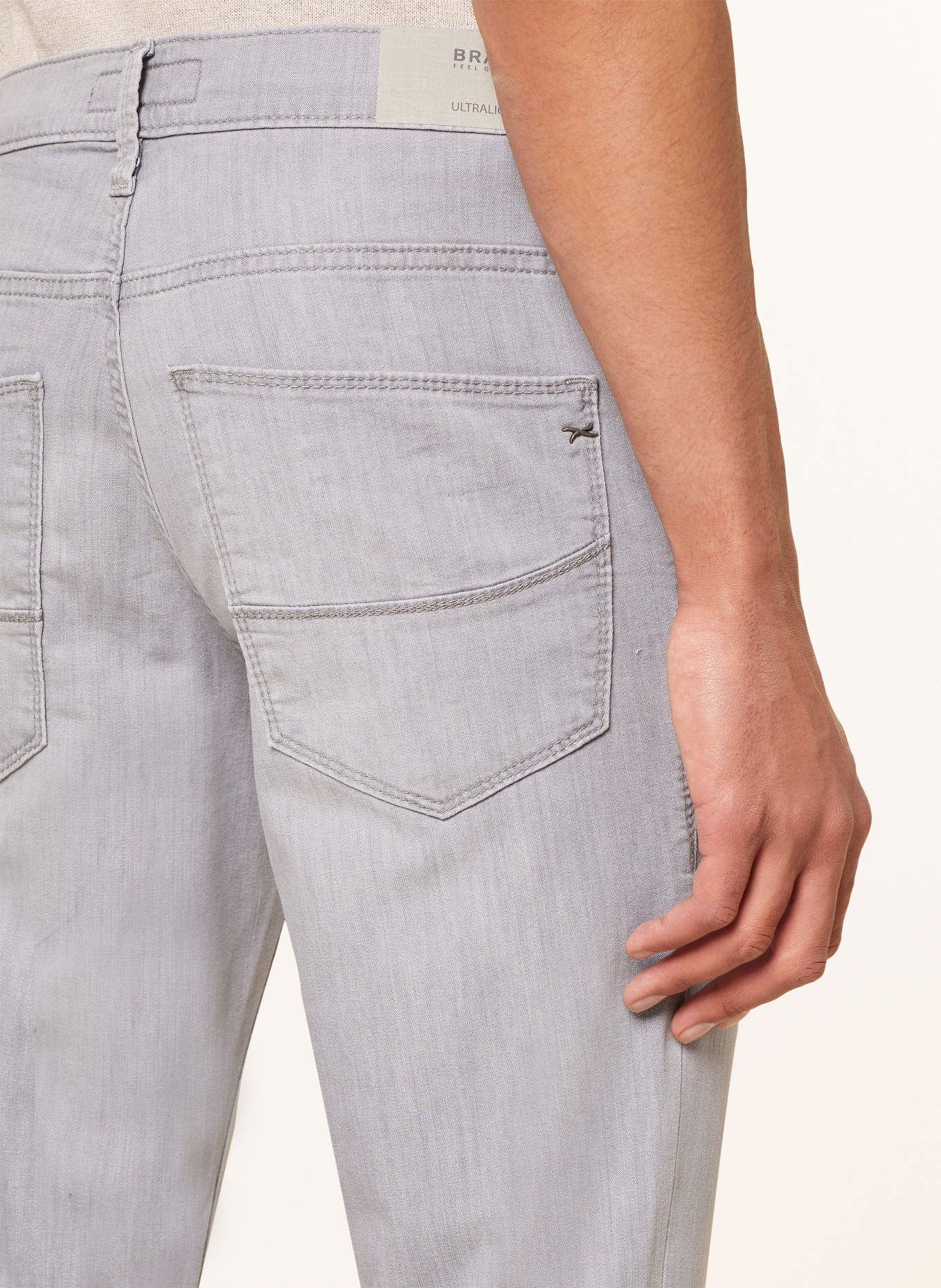BRAX Jeans CADIZ Straight Fit, Farbe: 06 SILVER SEA USED (Bild 6)